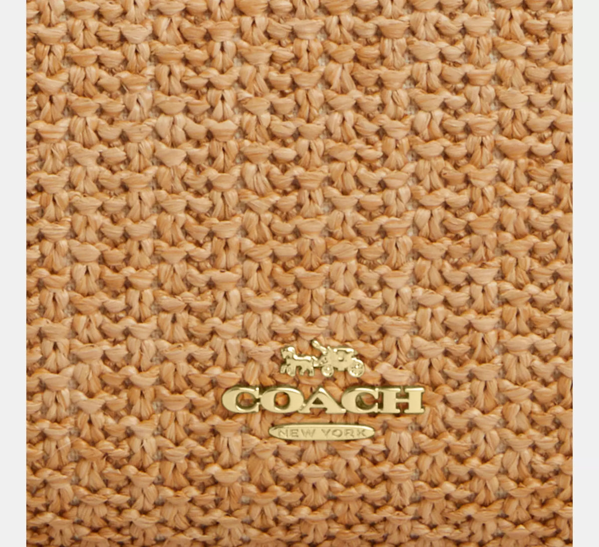 Coach Double Zip Wallet -  Gold/Toast/Black
