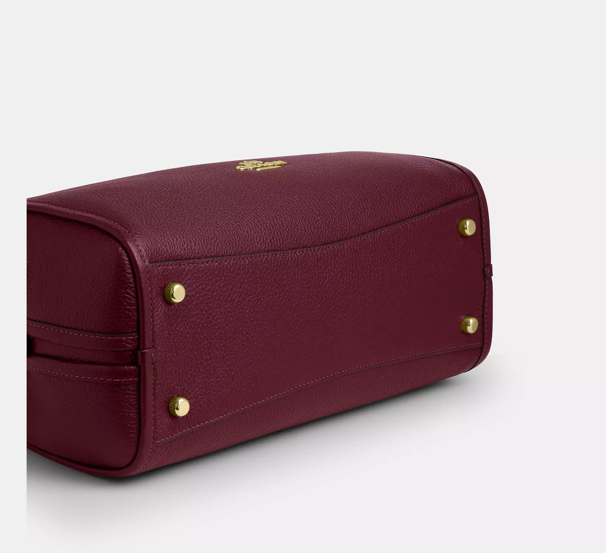 Coach Erin Shoulder Bag  -  Gold/Dark Cherry