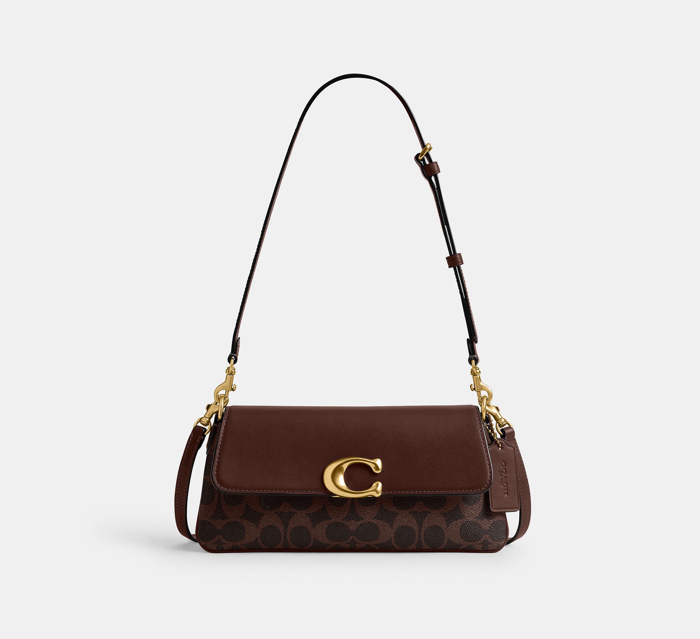 0136 COACH ハンドバック L05J-6232 Coach Jet Shoulder Bag - Brass/Black – Kanadadan Kapına