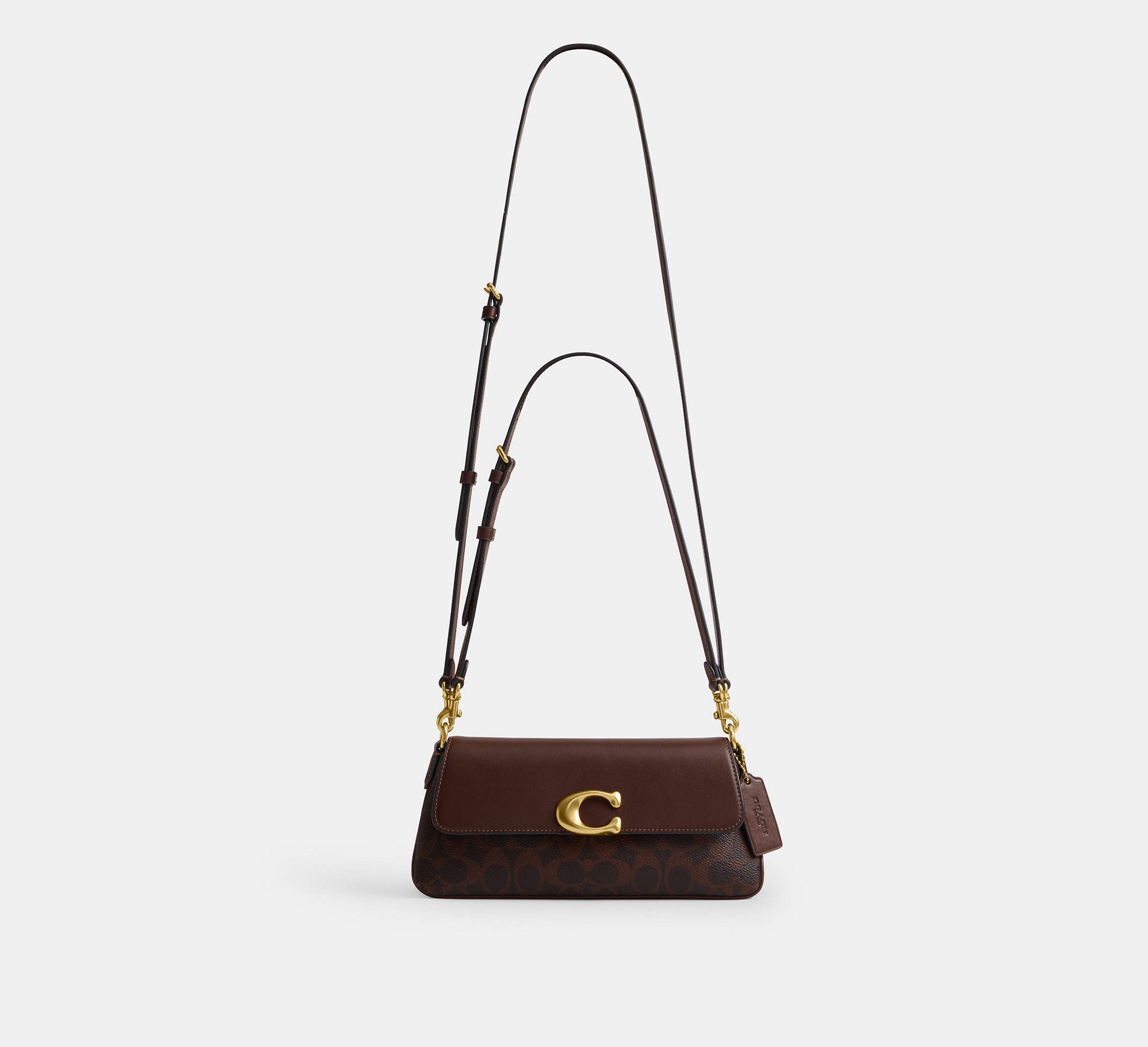 Coach Jet Shoulder Bag In Signature - Brass/Maple – Kanadadan Kapına