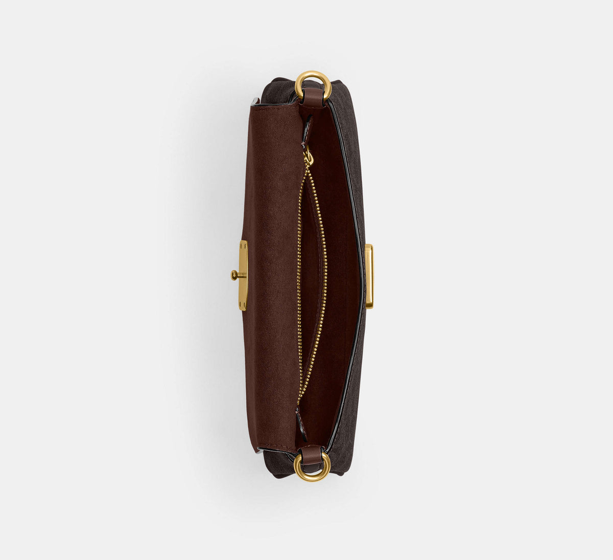 Coach Jet Shoulder Bag In Signature -  Brass/Maple