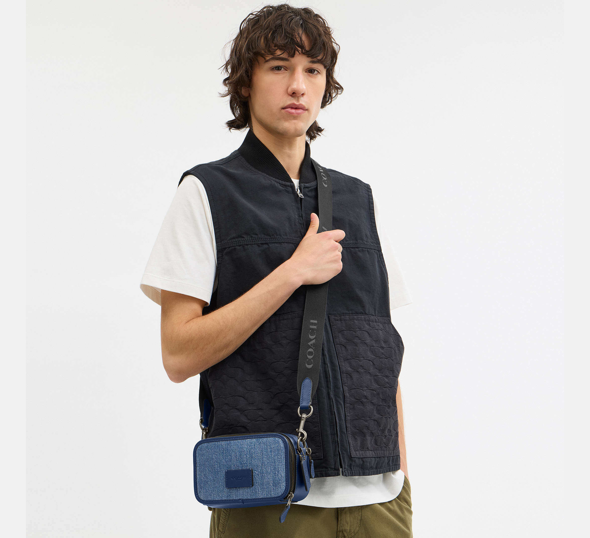 CoachWyatt Crossbody Bag - Qb/Denim/Deep Blue