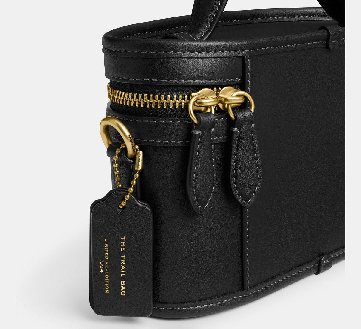 Coach Trail Bag  -  Brass/Black