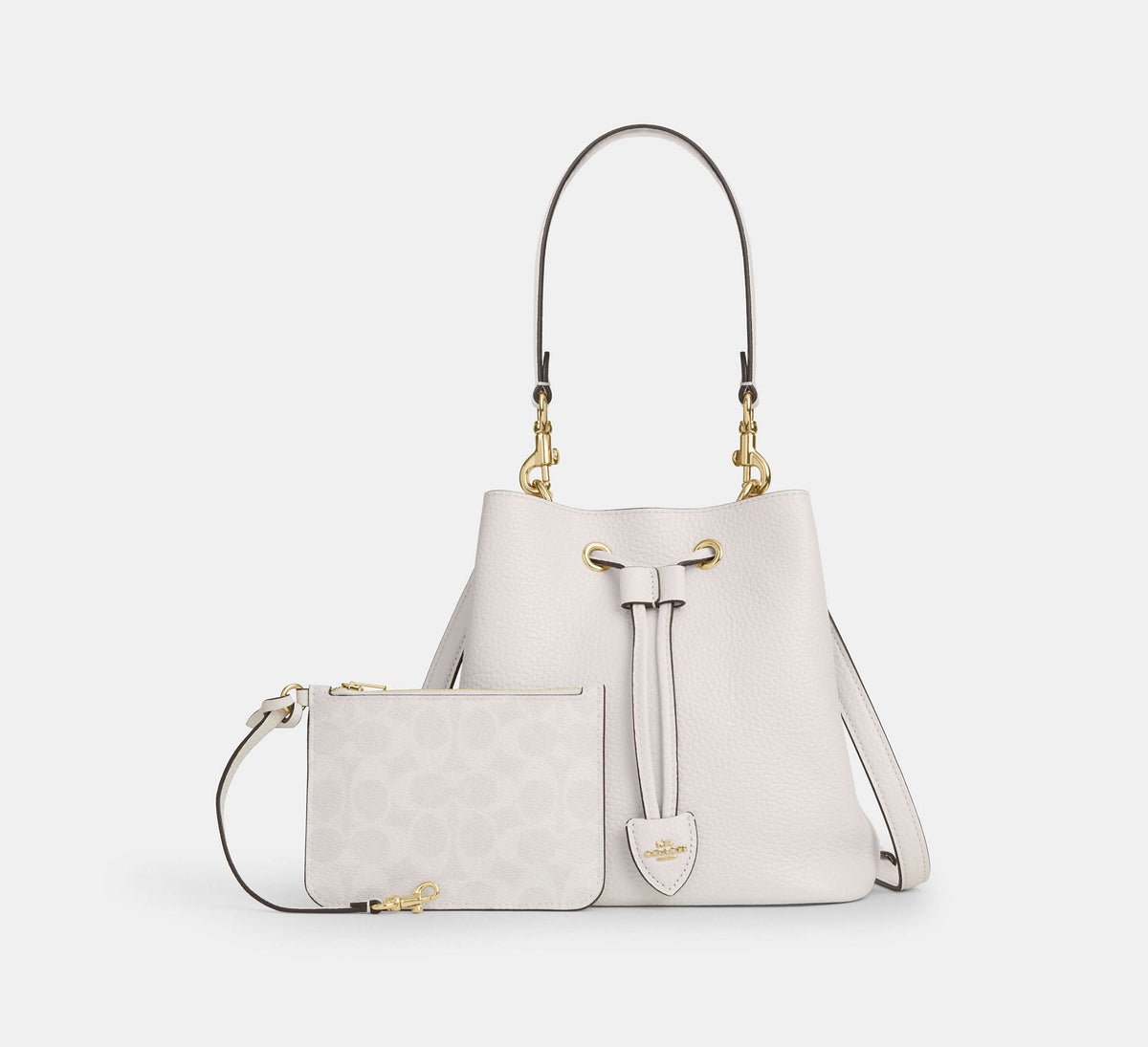 Coach Rowan Bucket Bag - Gold/Chalk