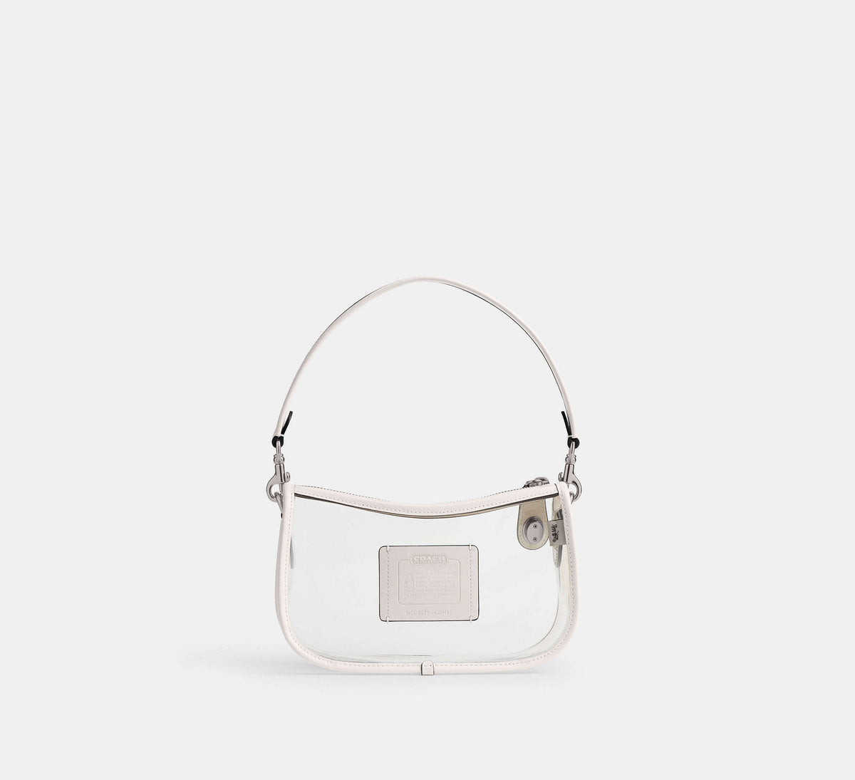 Coach Stadium Swinger Bag - Silver/Chalk