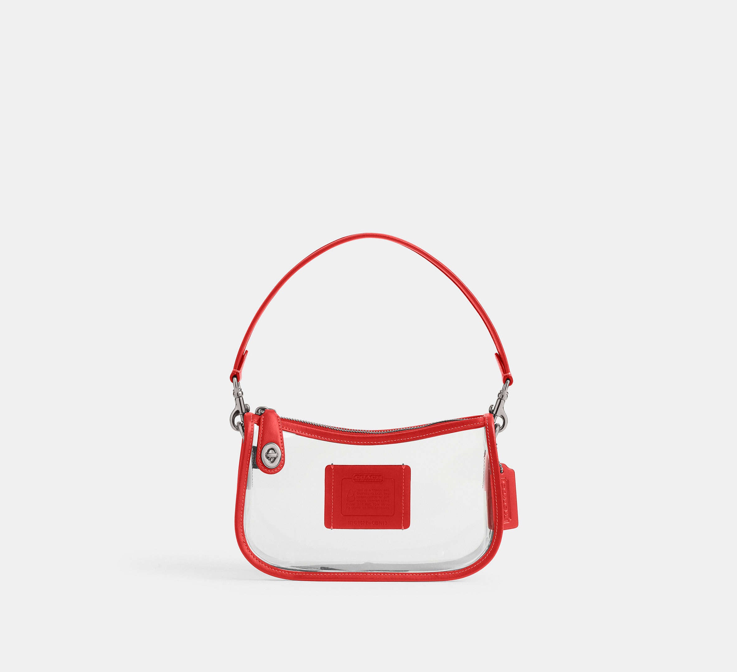 Coach Stadium Swinger Bag - Silver/Sport Red – Kanadadan Kapına