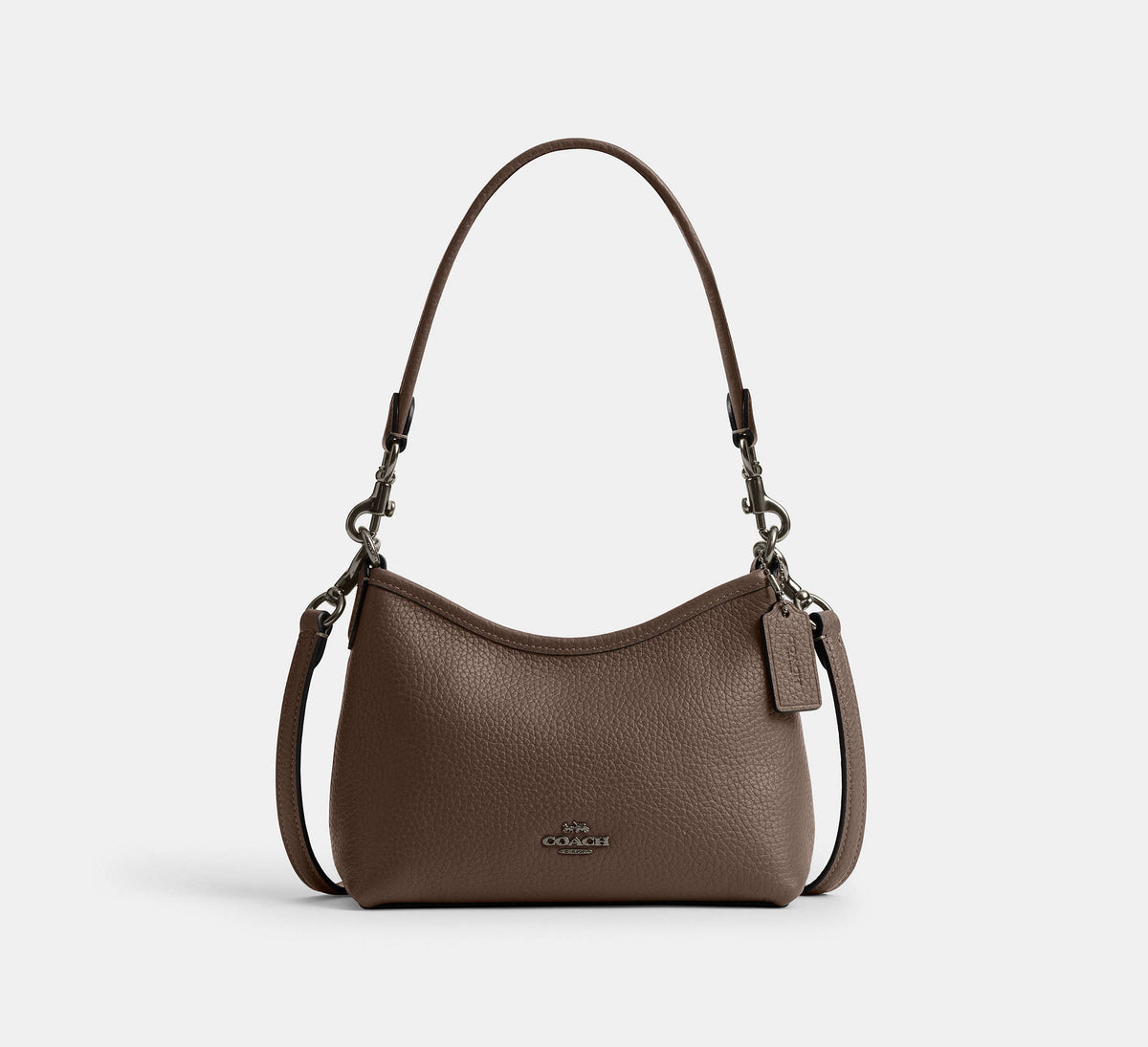 Coach Laurel Small Shoulder Bag  - Gunmetal/Dark Stone