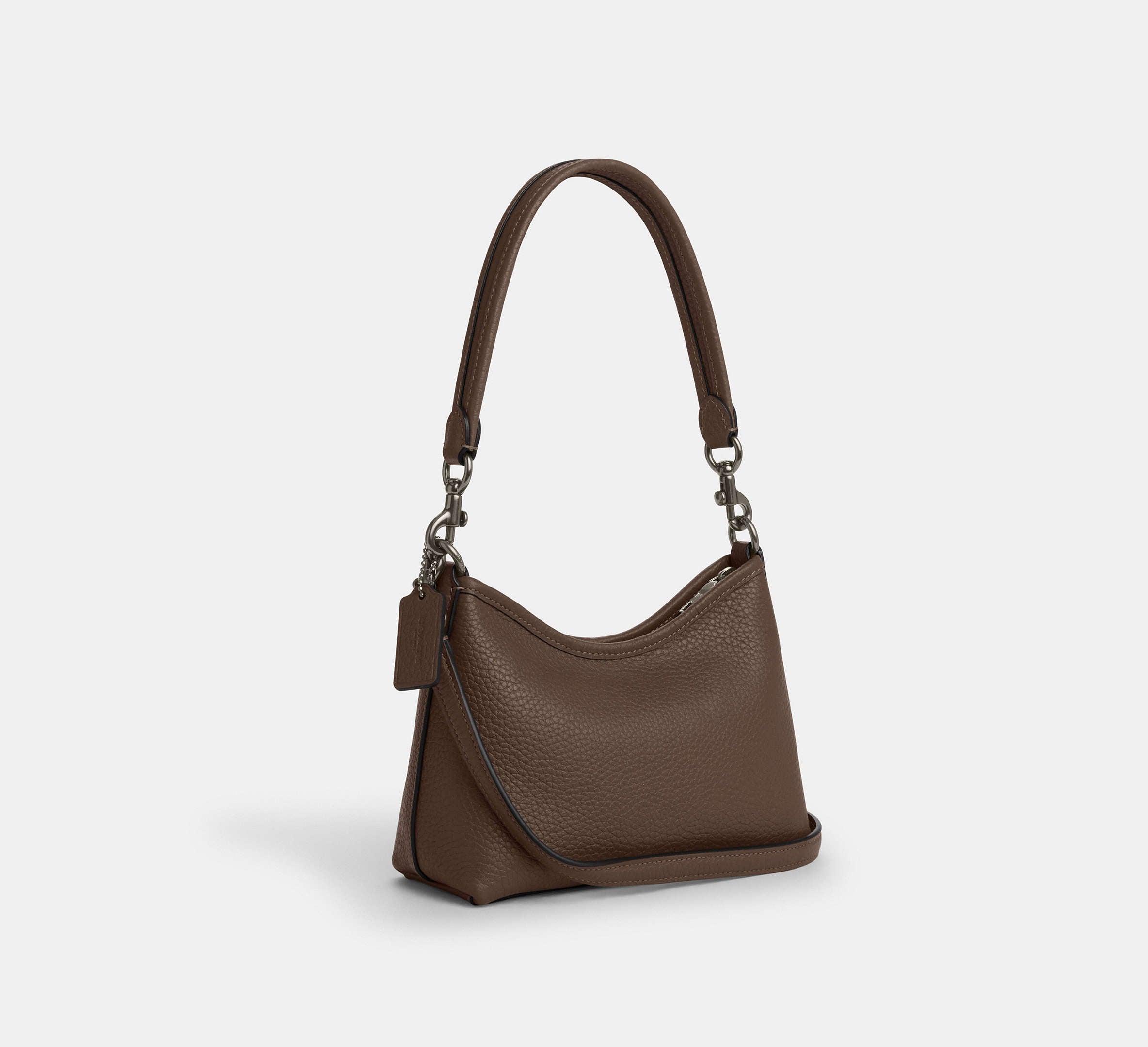 Coach Laurel Small Shoulder Bag - Gunmetal/Dark Stone – Kanadadan
