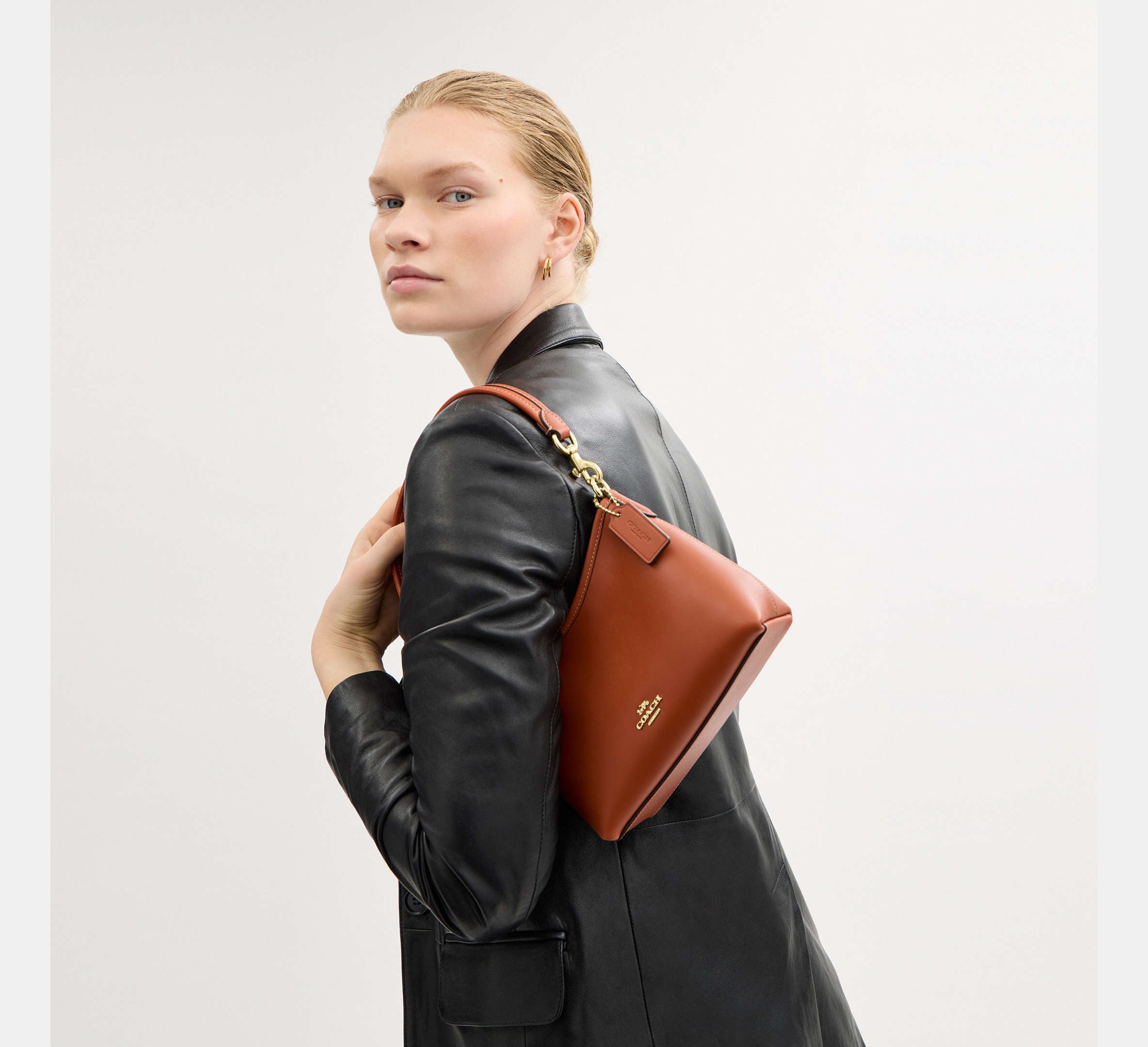 Coach Laurel Small Shoulder Bag  - Gold/Tan