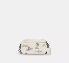 Coach Jayden Crossbody Bag With Surf Print  - Gunmetal/Chalk Multi