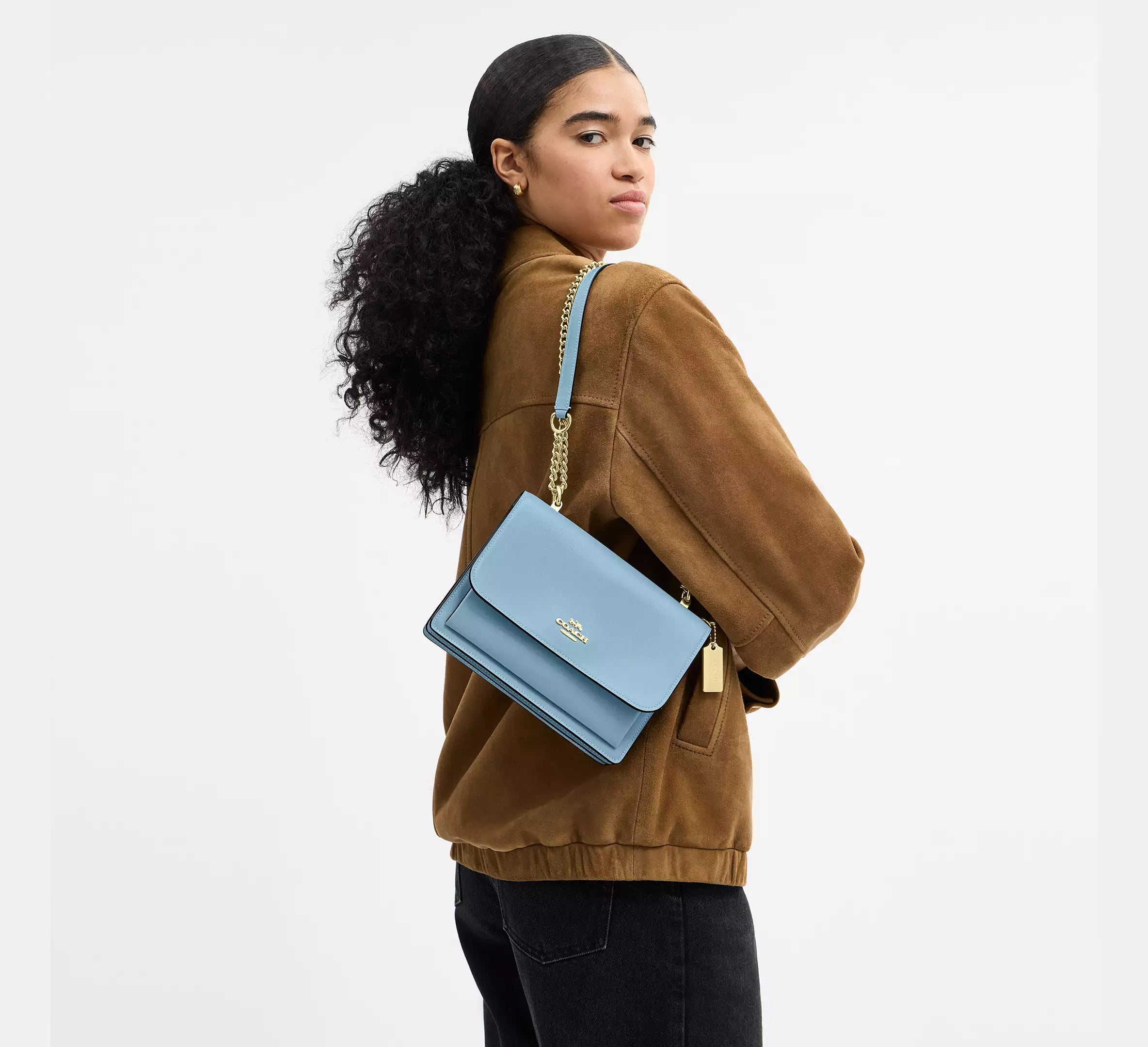 Coach Klare Crossbody Bag - Gold/Azure
