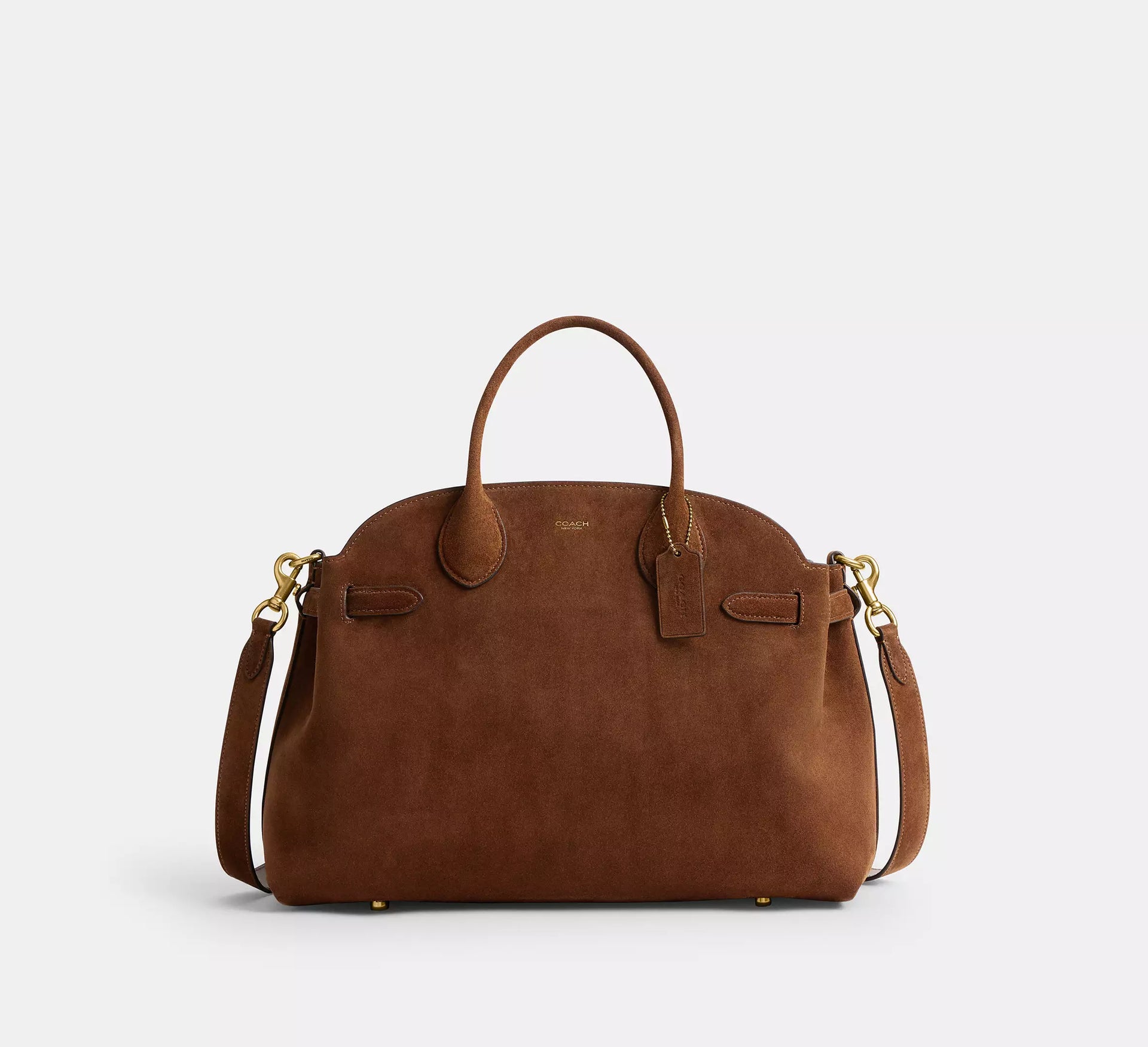COACH empire 40 証明書あり Coach Soft Empire Carryall Bag 40 SEZON - Brass/Warm Brown