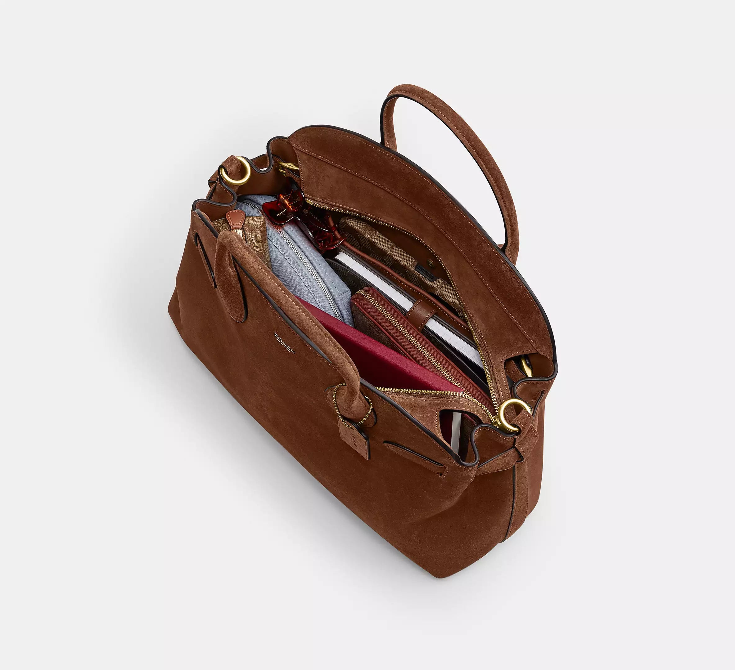 Coach Soft Empire Carryall Bag 40 SEZON - Brass/Warm Brown