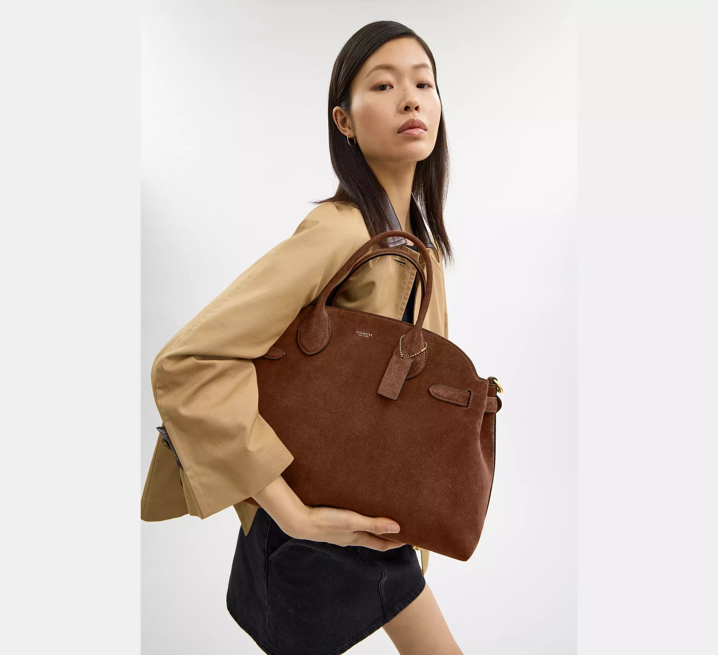 Coach Soft Empire Carryall Bag 40 SEZON - Brass/Warm Brown