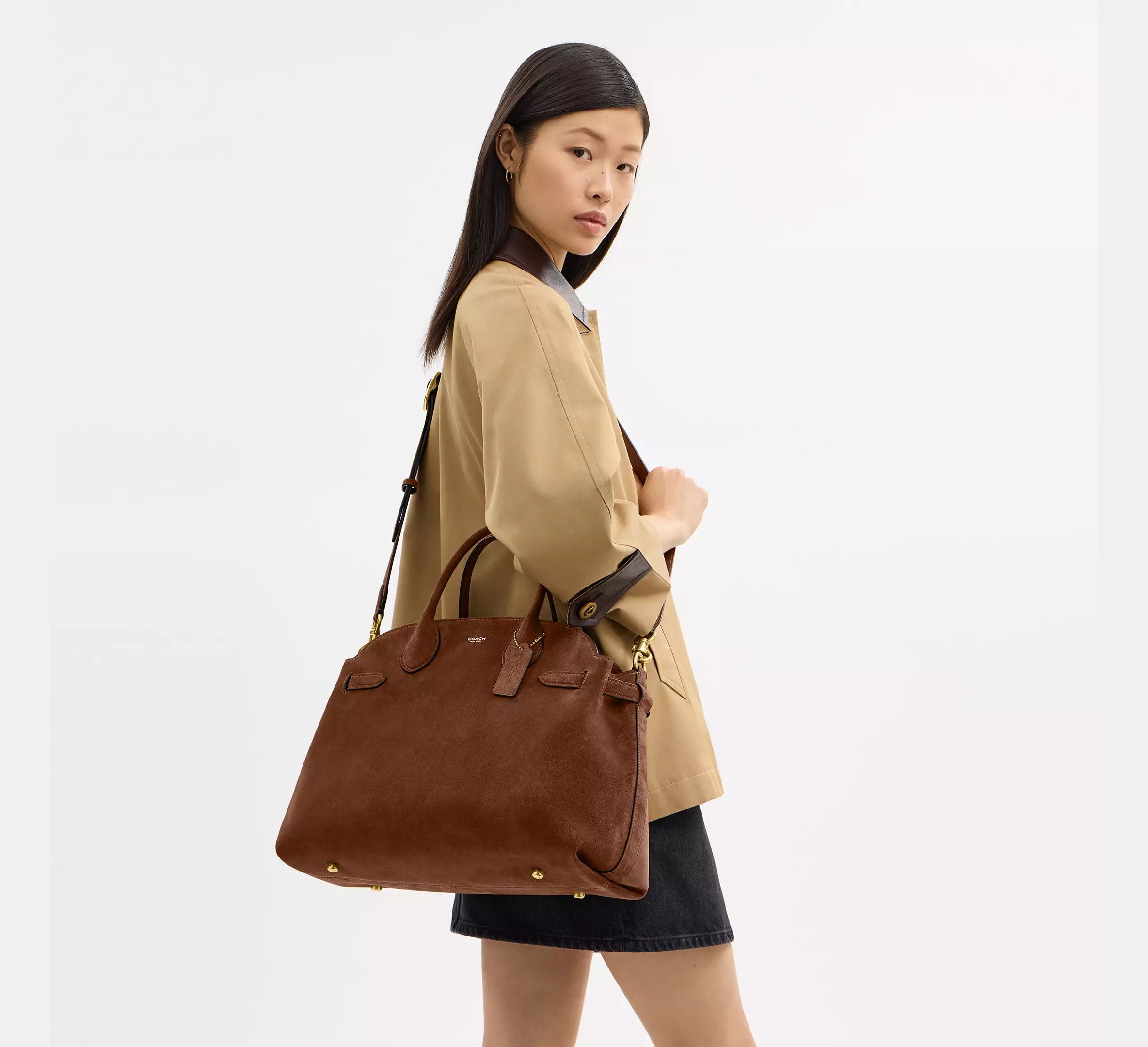 Coach Soft Empire Carryall Bag 40 SEZON - Brass/Warm Brown