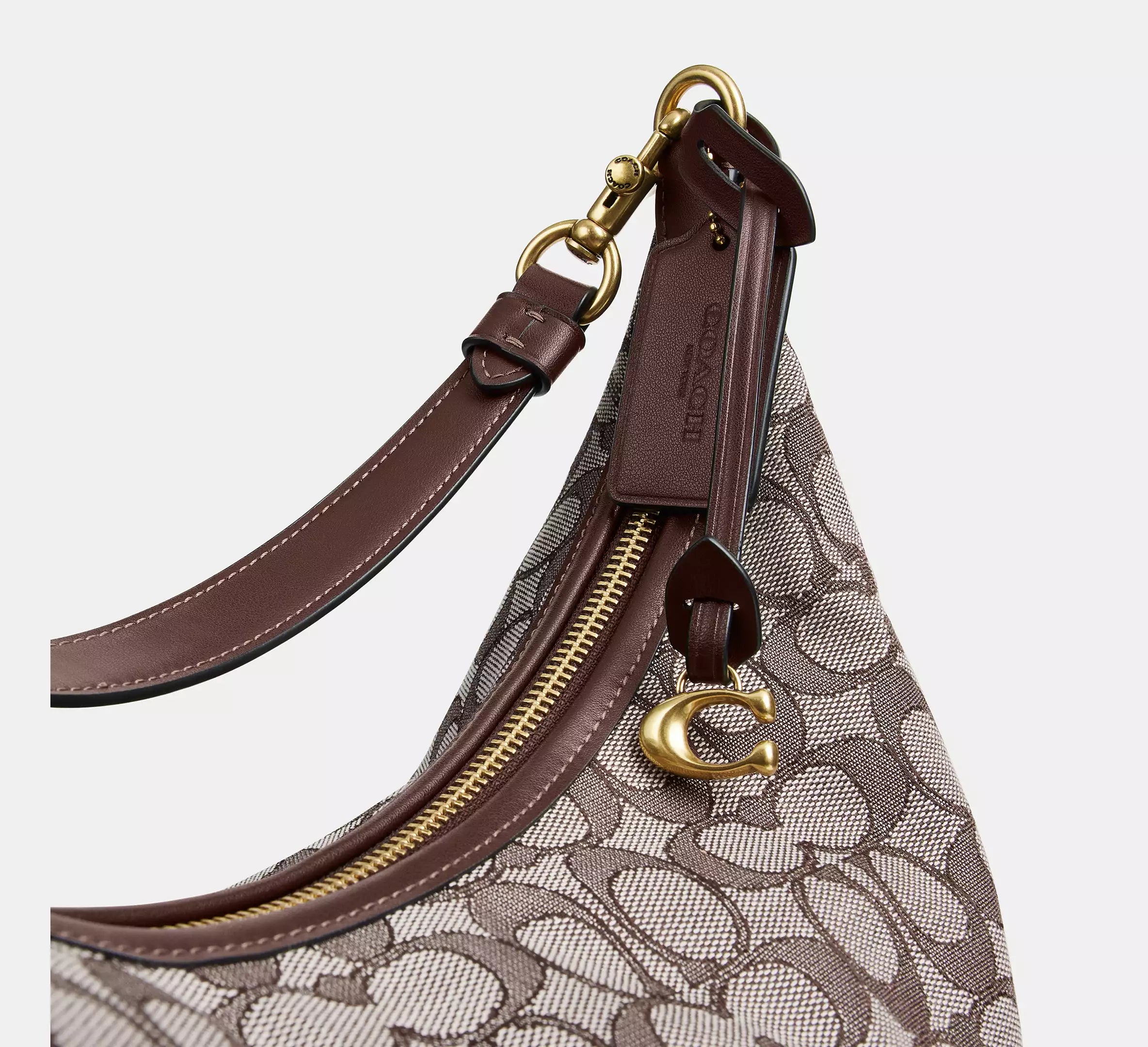 Coach Juliet Shoulder Bag 38 In Signature Jacquard SEZON - Brass