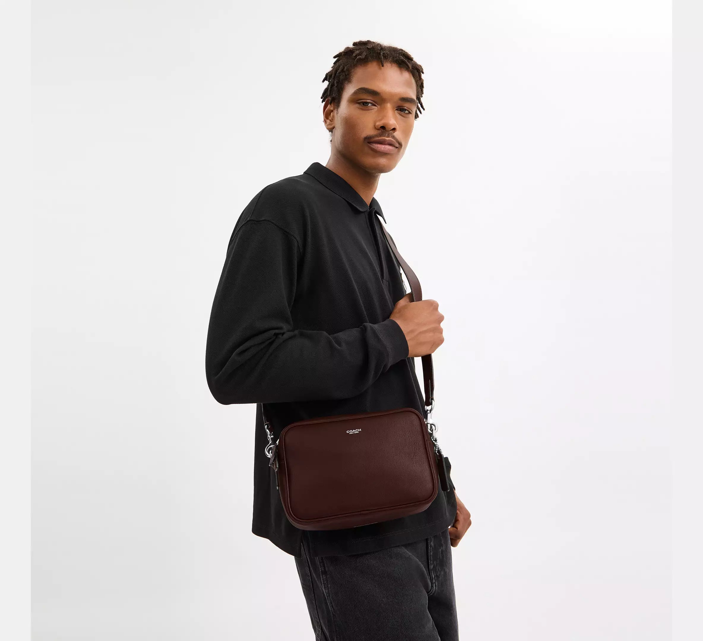Coach Radio Camera Bag -  Maple