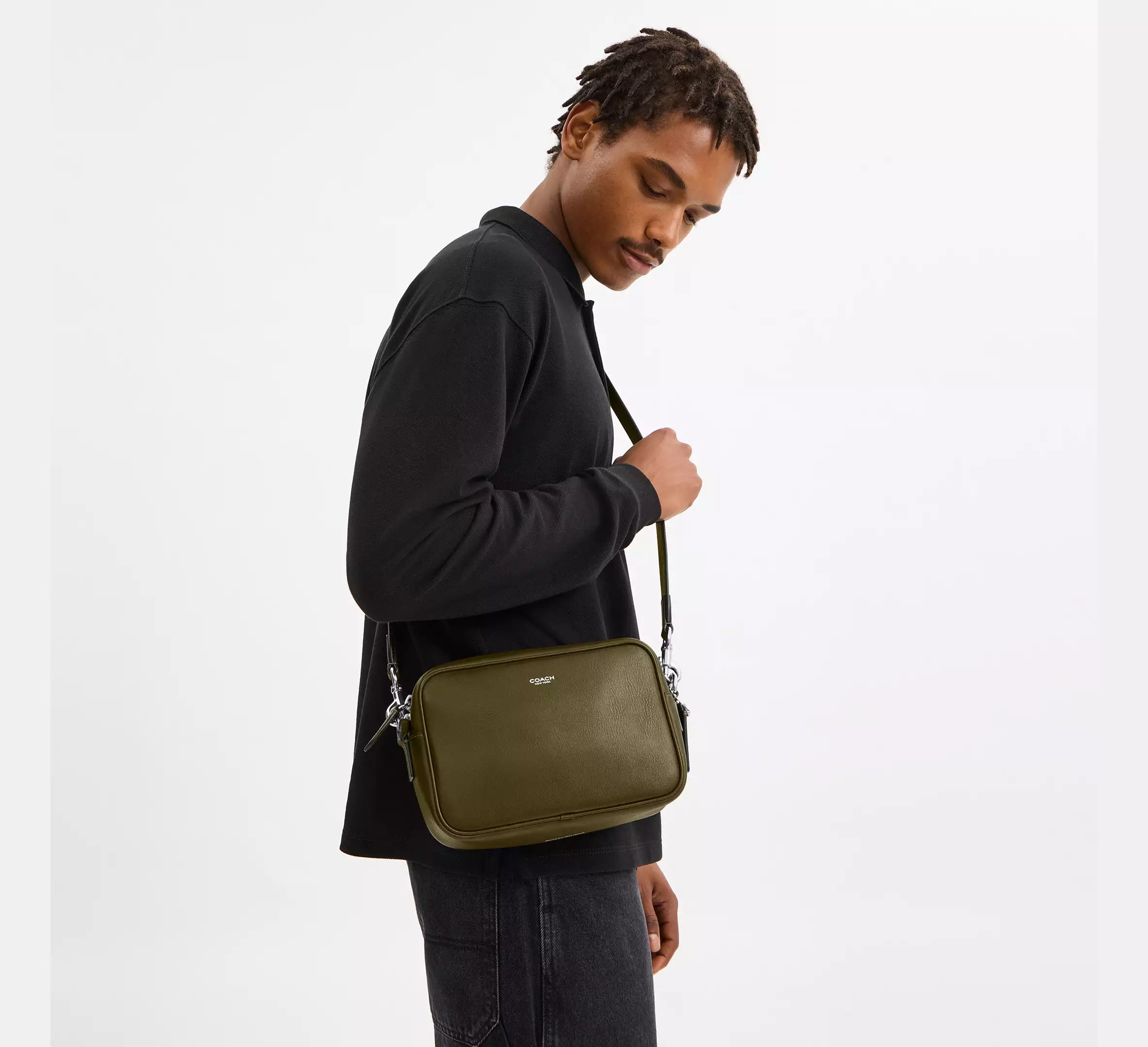 Coach Radio Camera Bag  -  Olive