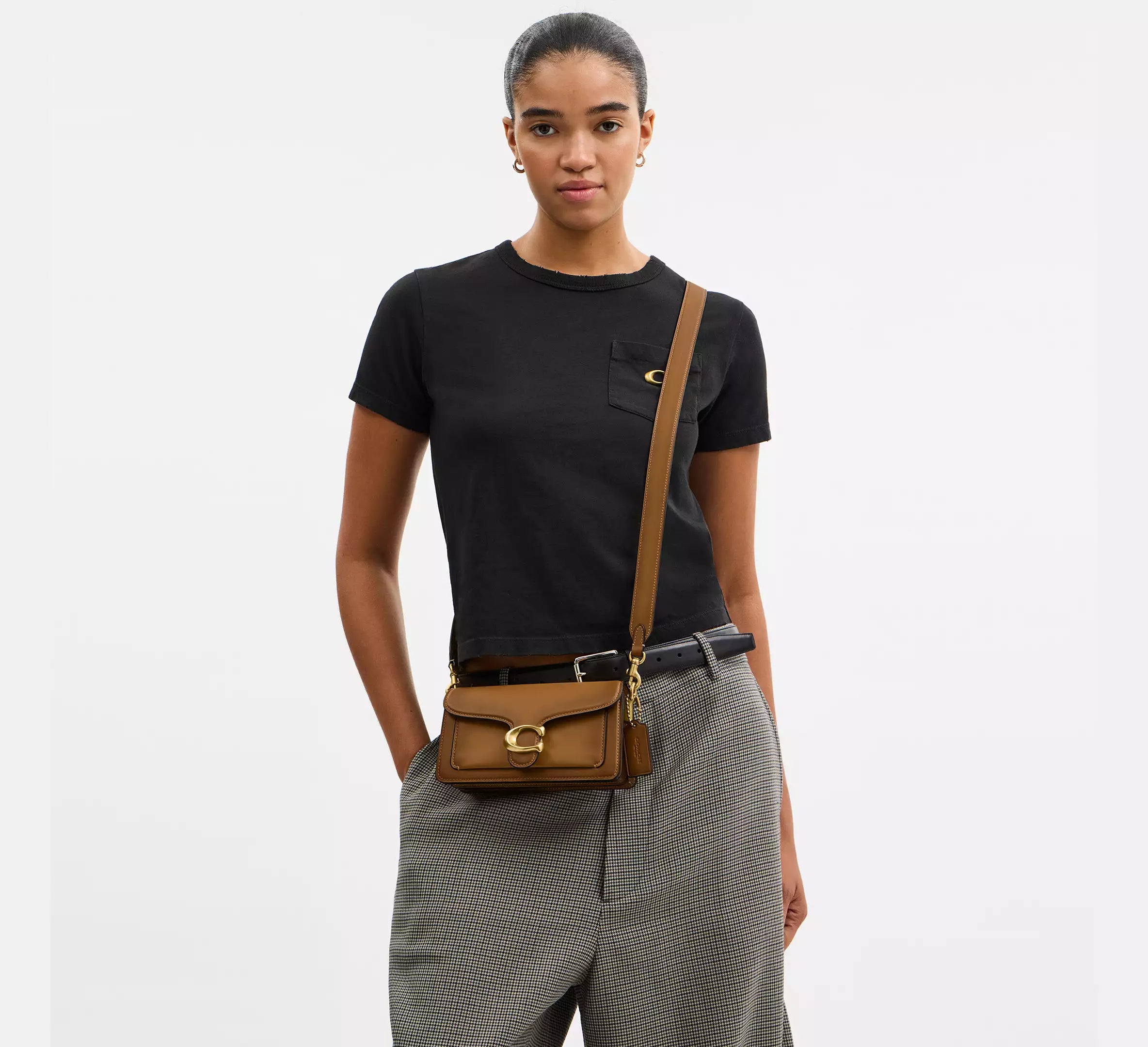 Coach Tabby Shoulder Bag 20  - Brass/Honey Brown