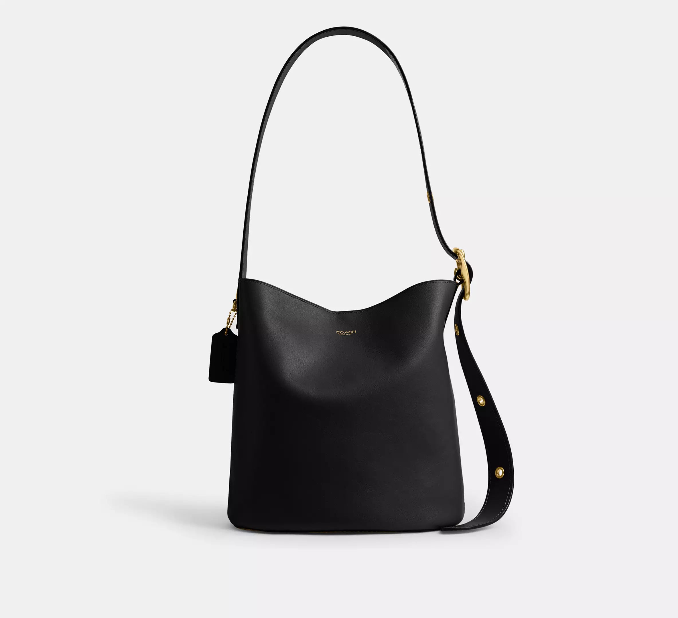 Coach Bleecker Bucket Bag - Brass/Black – Kanadadan Kapına
