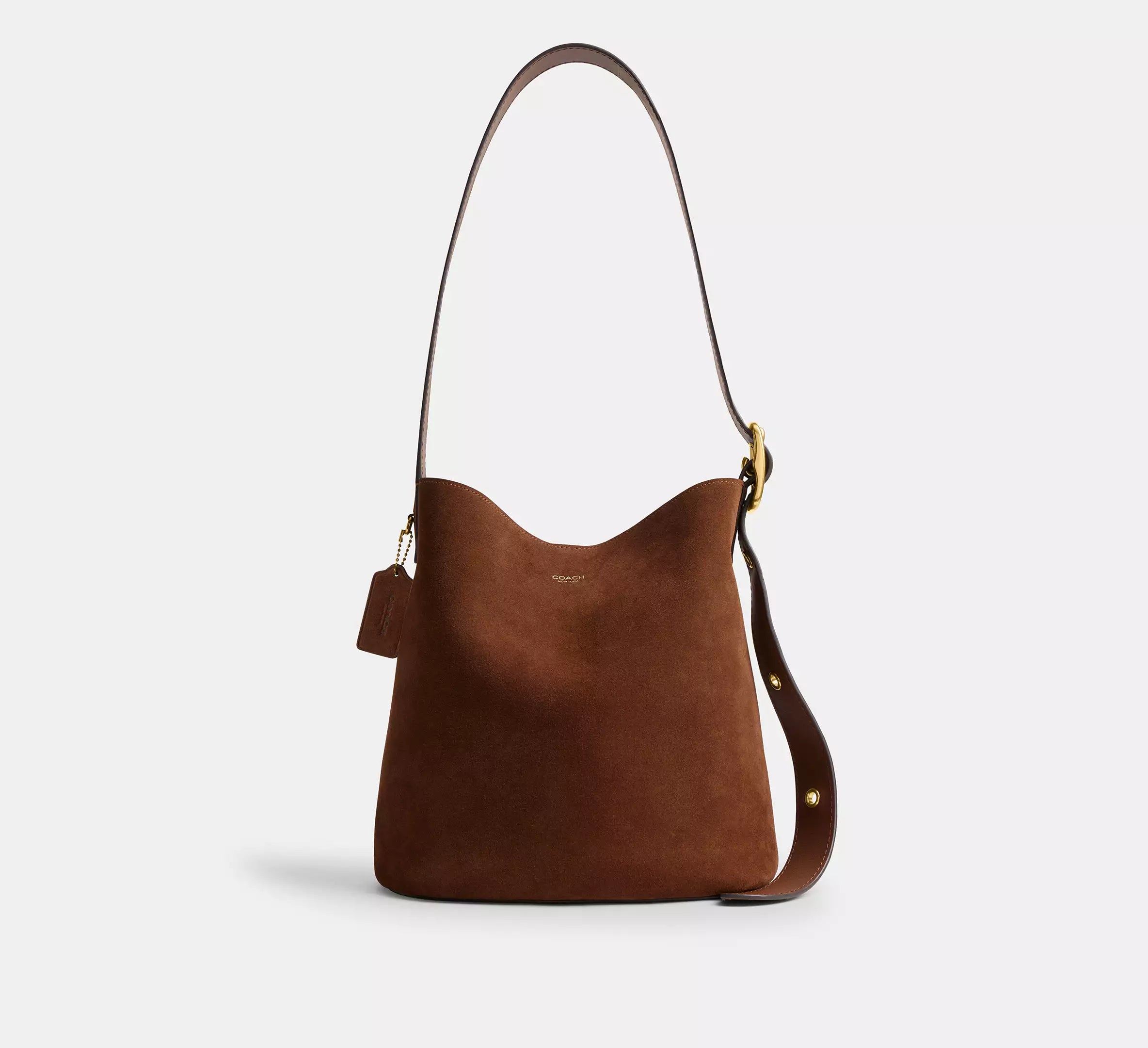 Coach Bleecker Bucket Bag - Brass/Warm Brown – Kanadadan Kapına