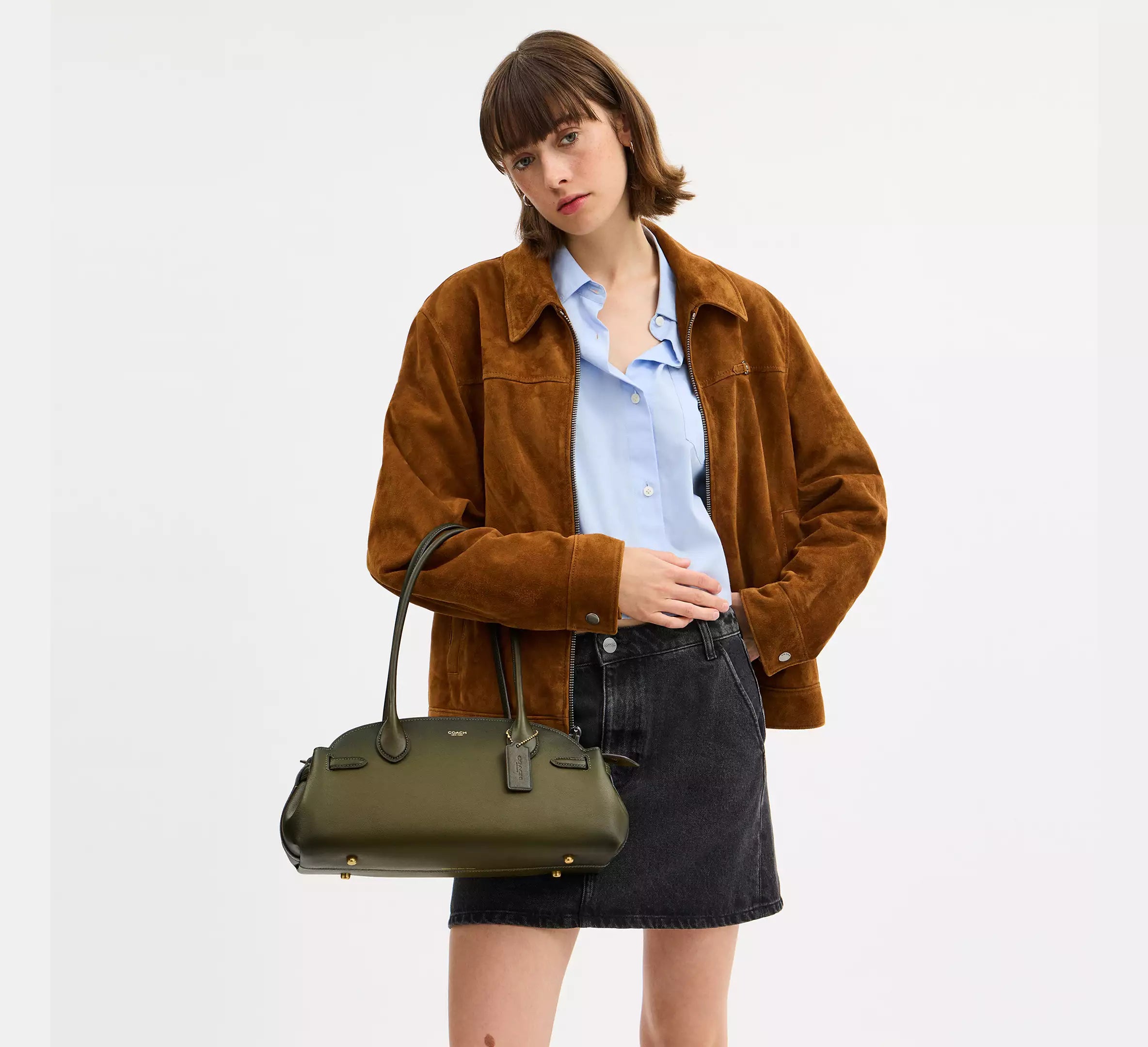 Coach Empire Carryall Bag 34 SEZON - Brass/Olive