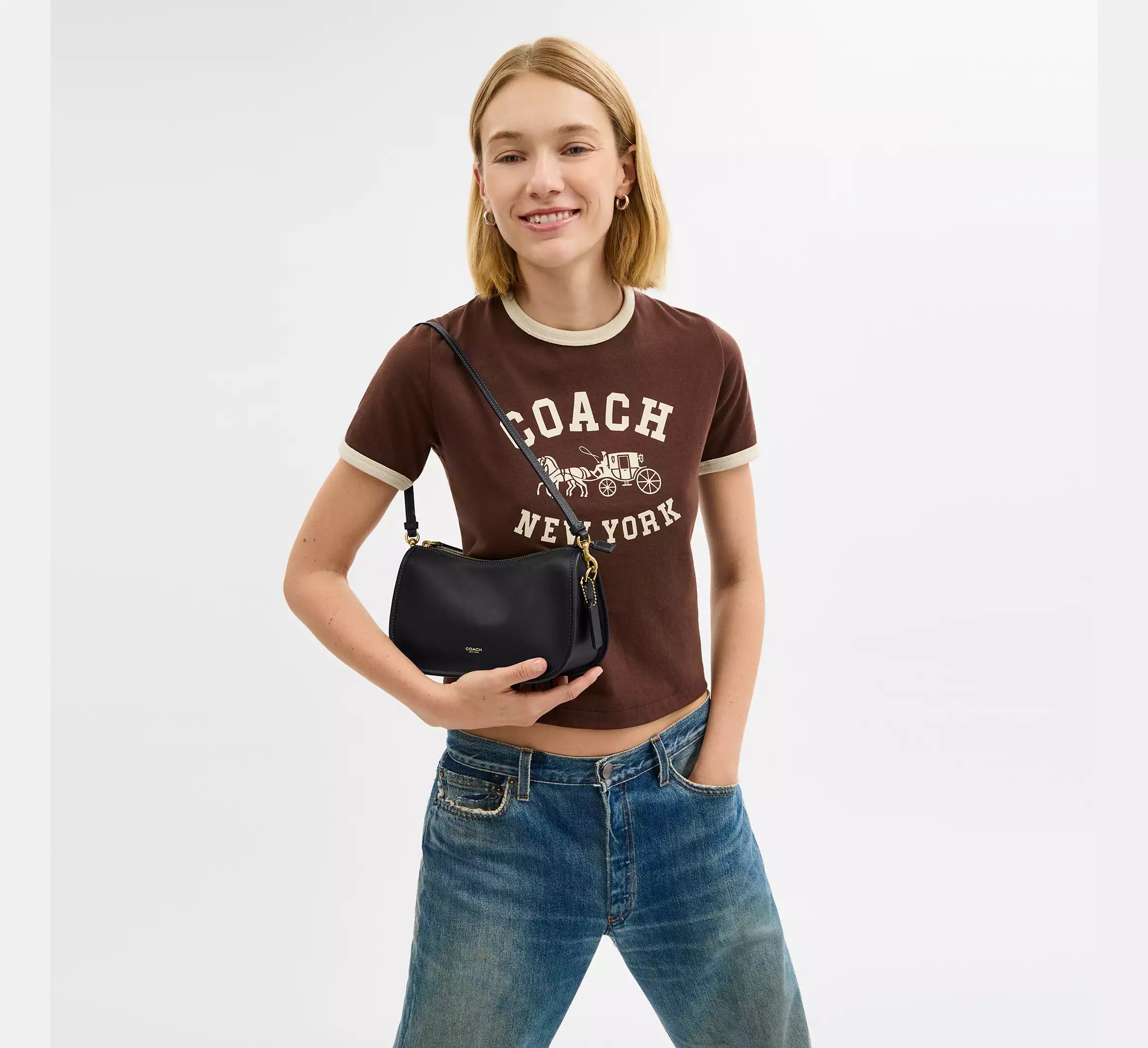 Candace.404Nメイプルボディ1972年製ハードケース付き(配送用) Coach Waverly Bag - Brass/Black – Kanadadan Kapına