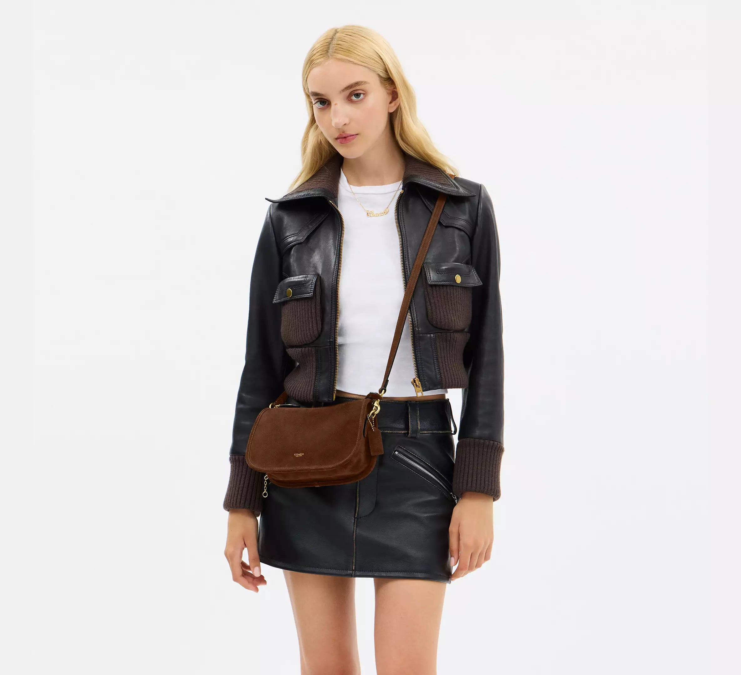 Coach Waverly Bag - Brass/Warm Brown