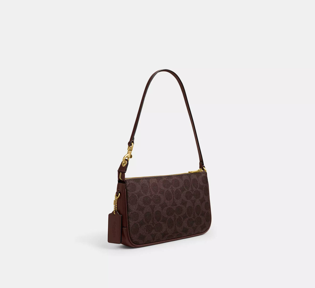 Coach Plaza Bag In Signature - Brass/Maple