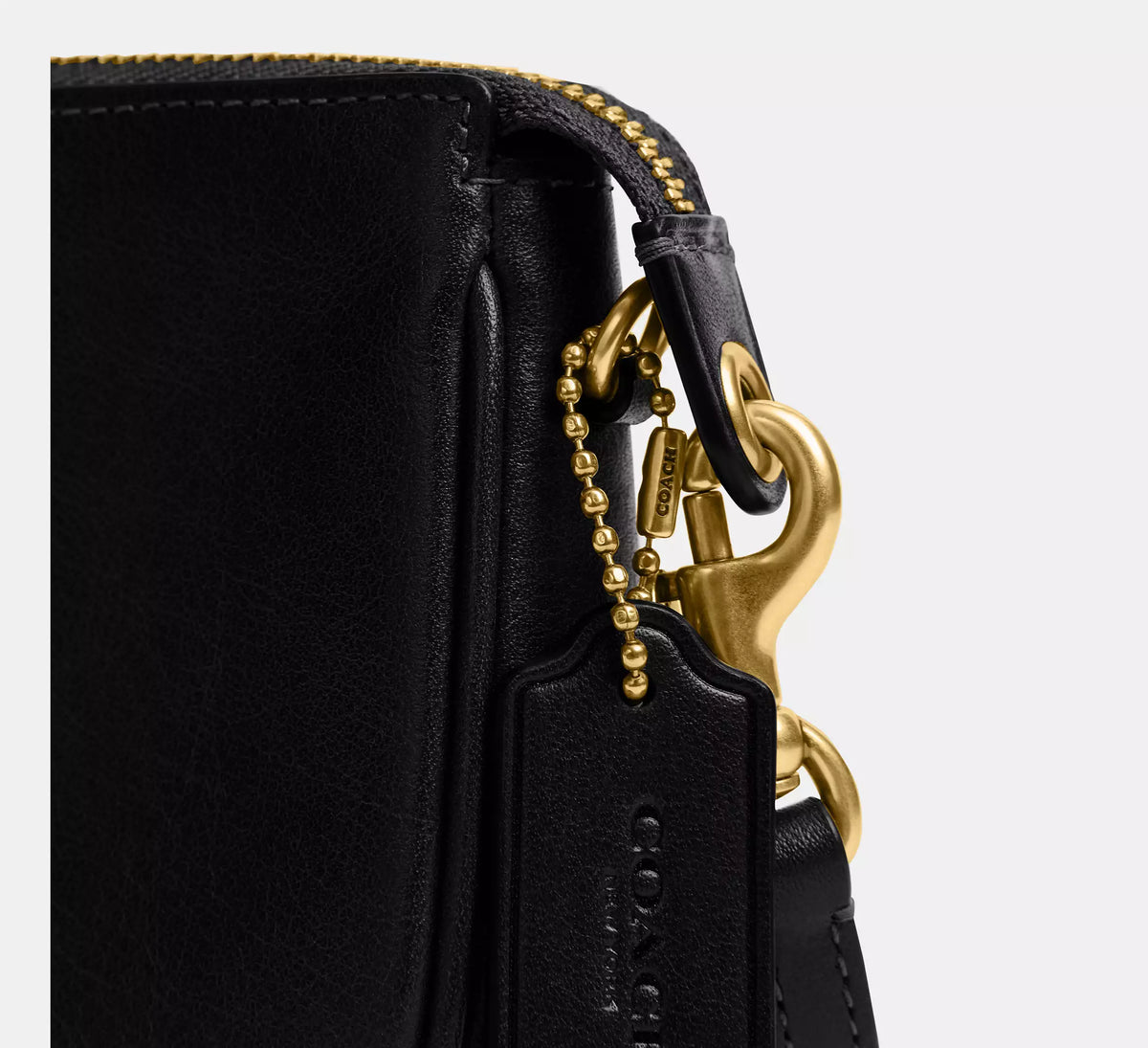 Coach Plaza Bag 18  -  Brass/Black
