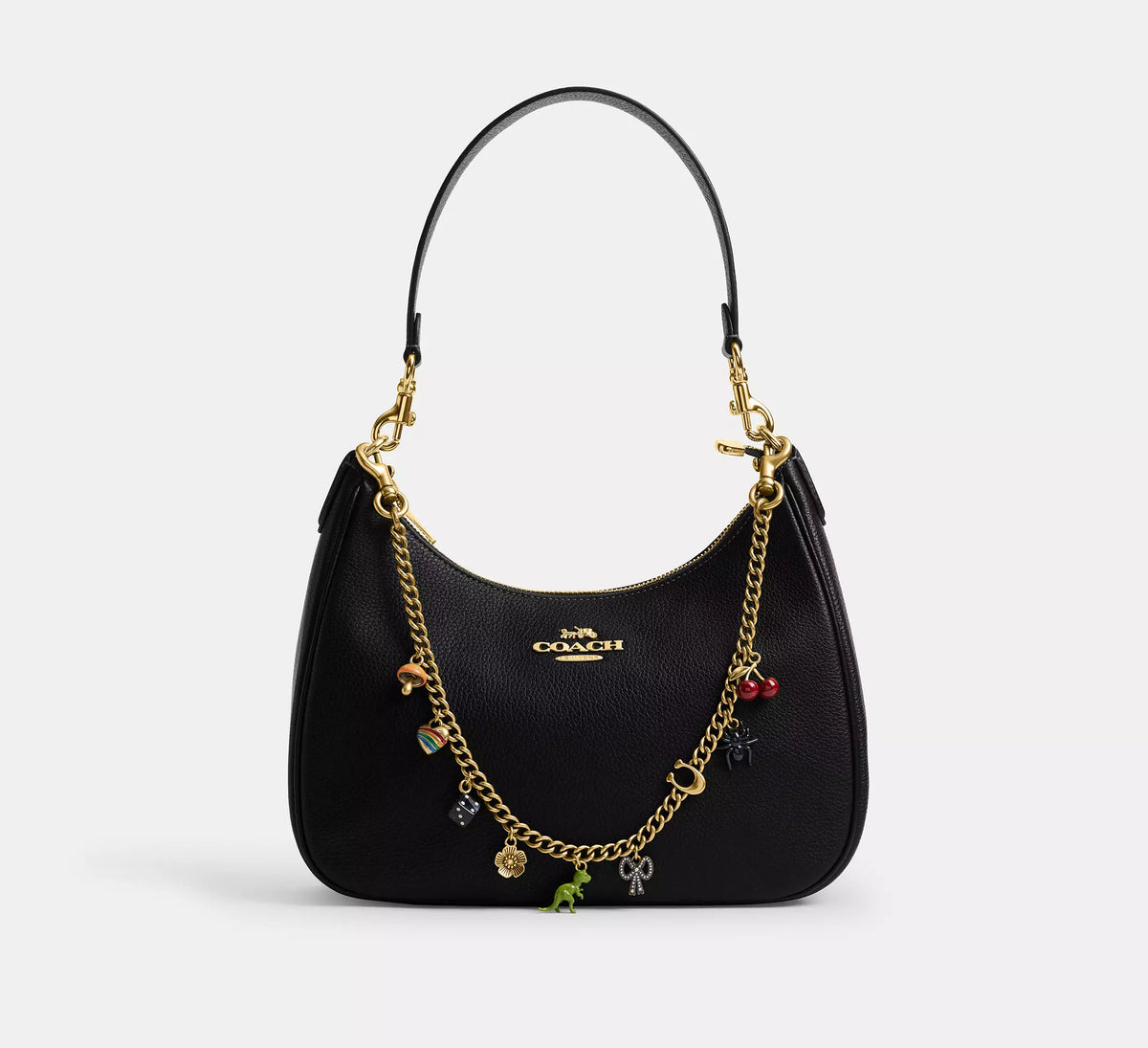 Coach Chain Strap With Charms  -  Brass/Multi