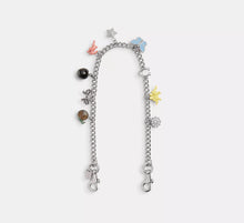 Coach Chain Strap With Charms - Silver/Multi