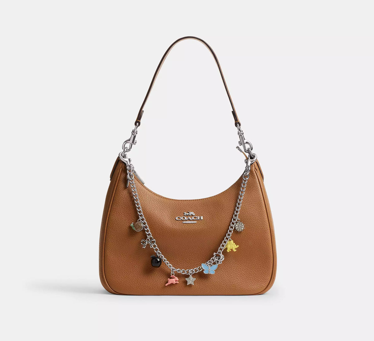 Coach Chain Strap With Charms - Silver/Multi