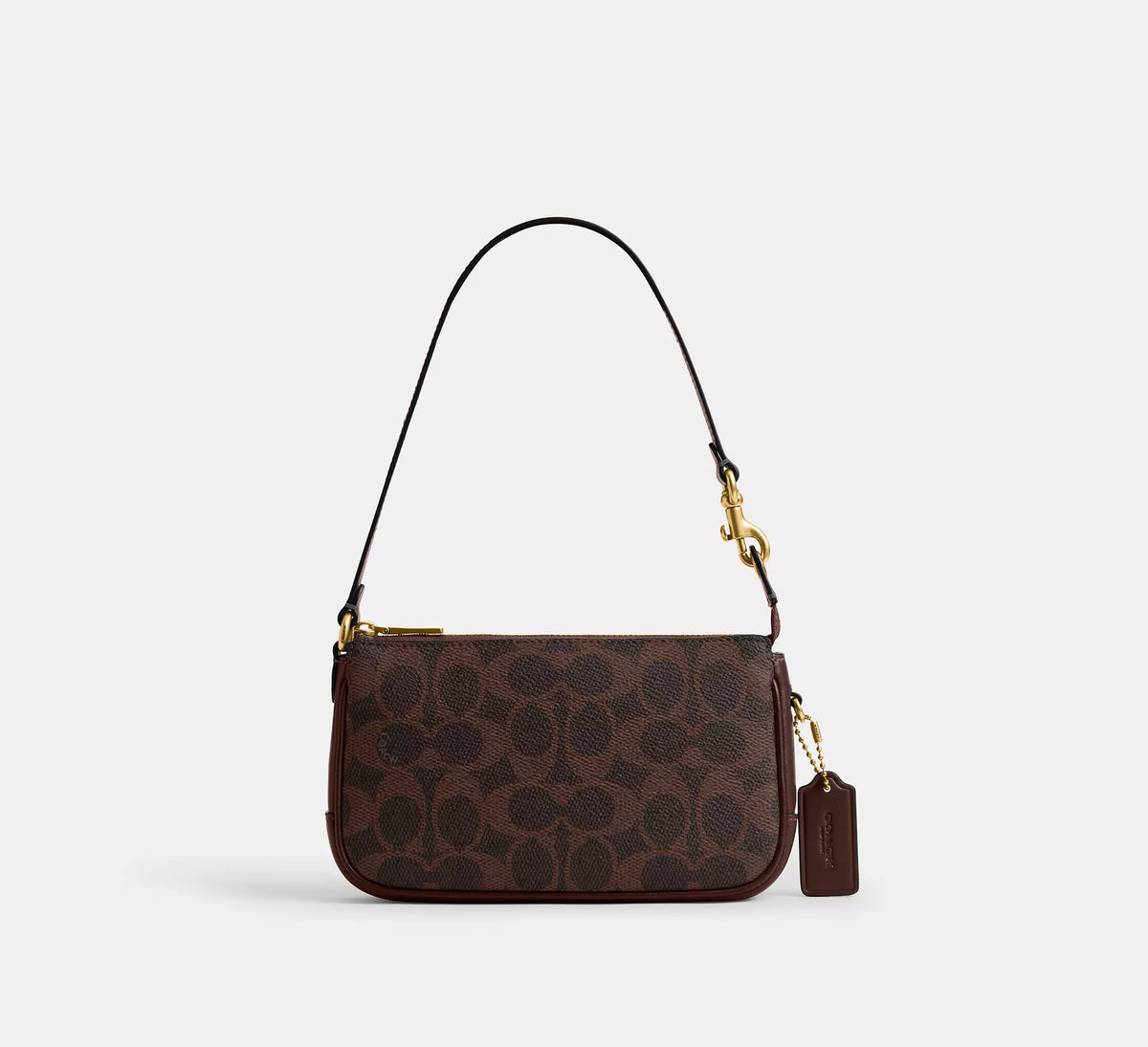 Coach Plaza Bag 18 In Signature  -  Brass/Maple