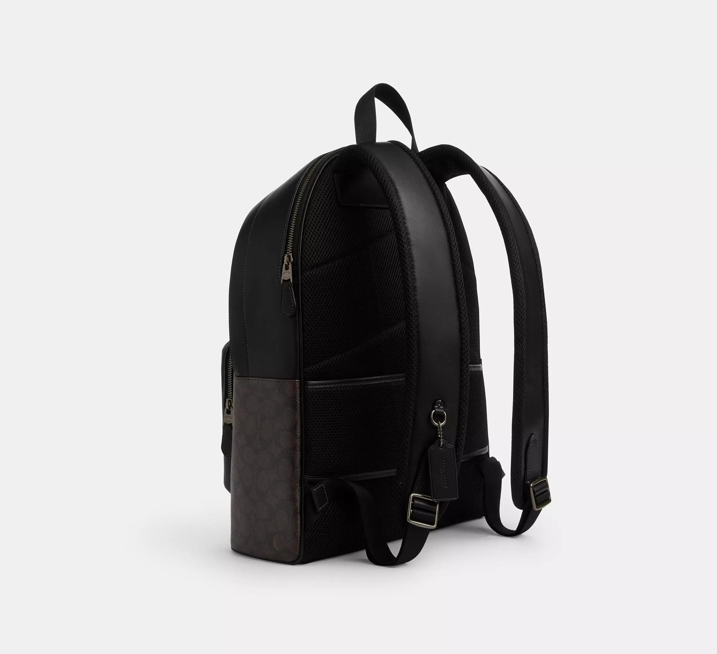 Coach West Backpack In Signature  With Varsity Graphic  - Qb/Walnut Multi
