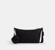 Coach Small Finn Crossbody Bag With Pouch  - Gunmetal/Black