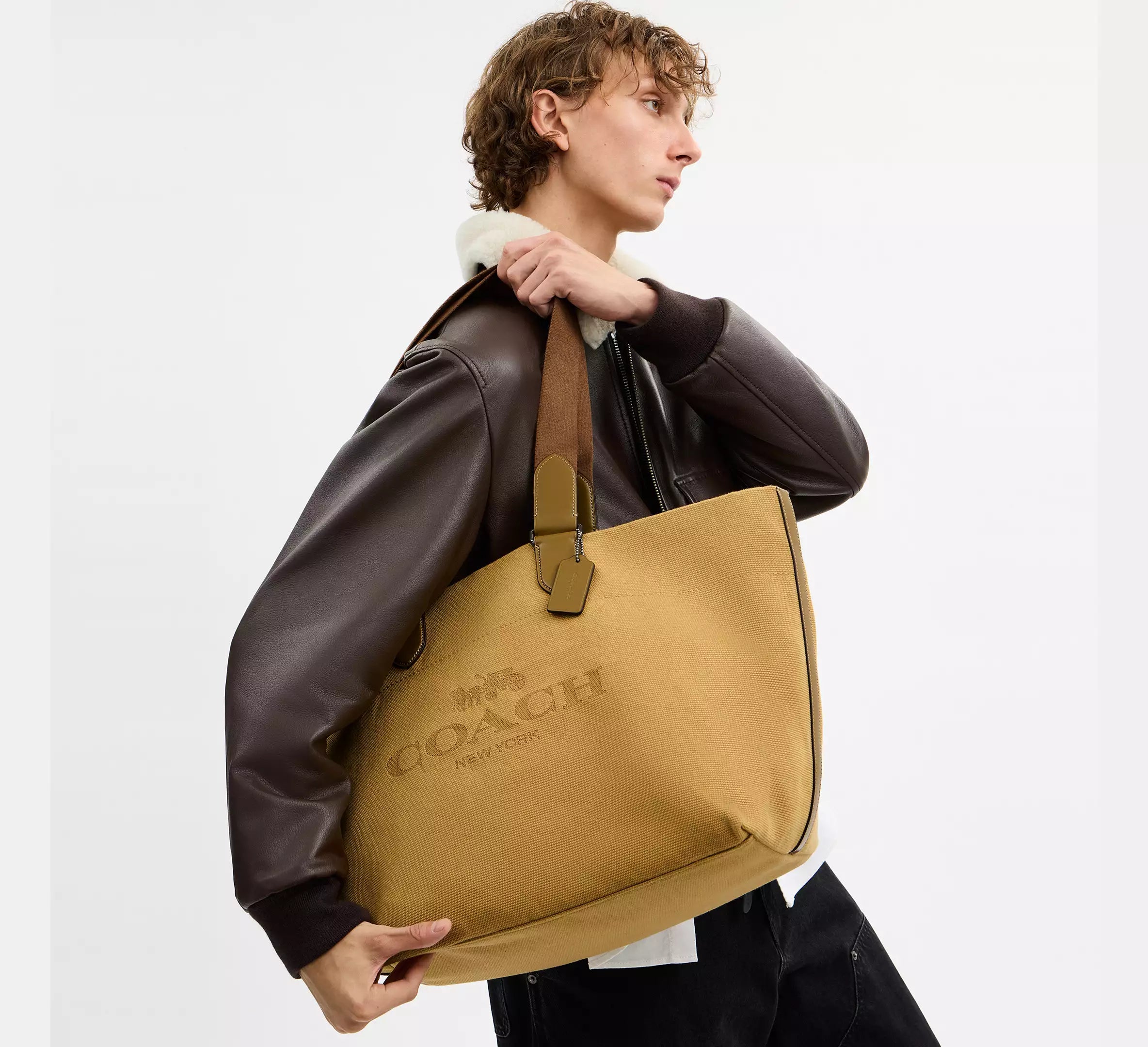 Coach Tour Tote Bag  - Qb/Trench Multi