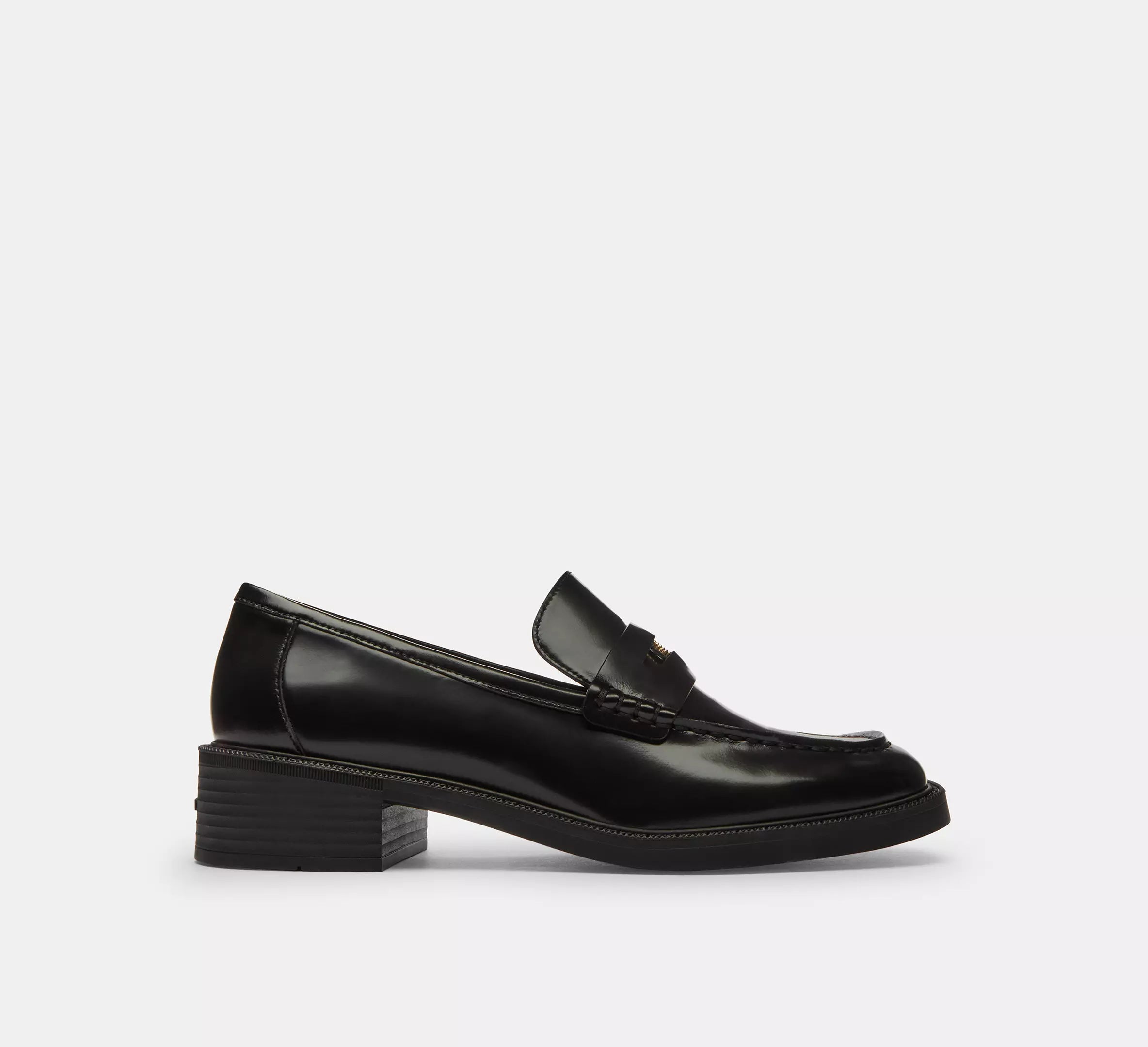 Coach  Square Toe Loafer - Black