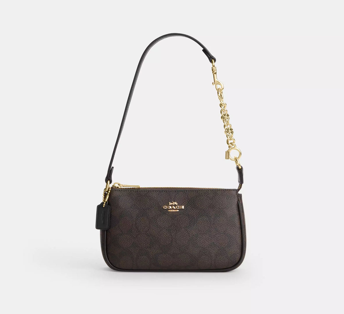 Coach Tea Rose Strap Extender  -  Gold/Gold