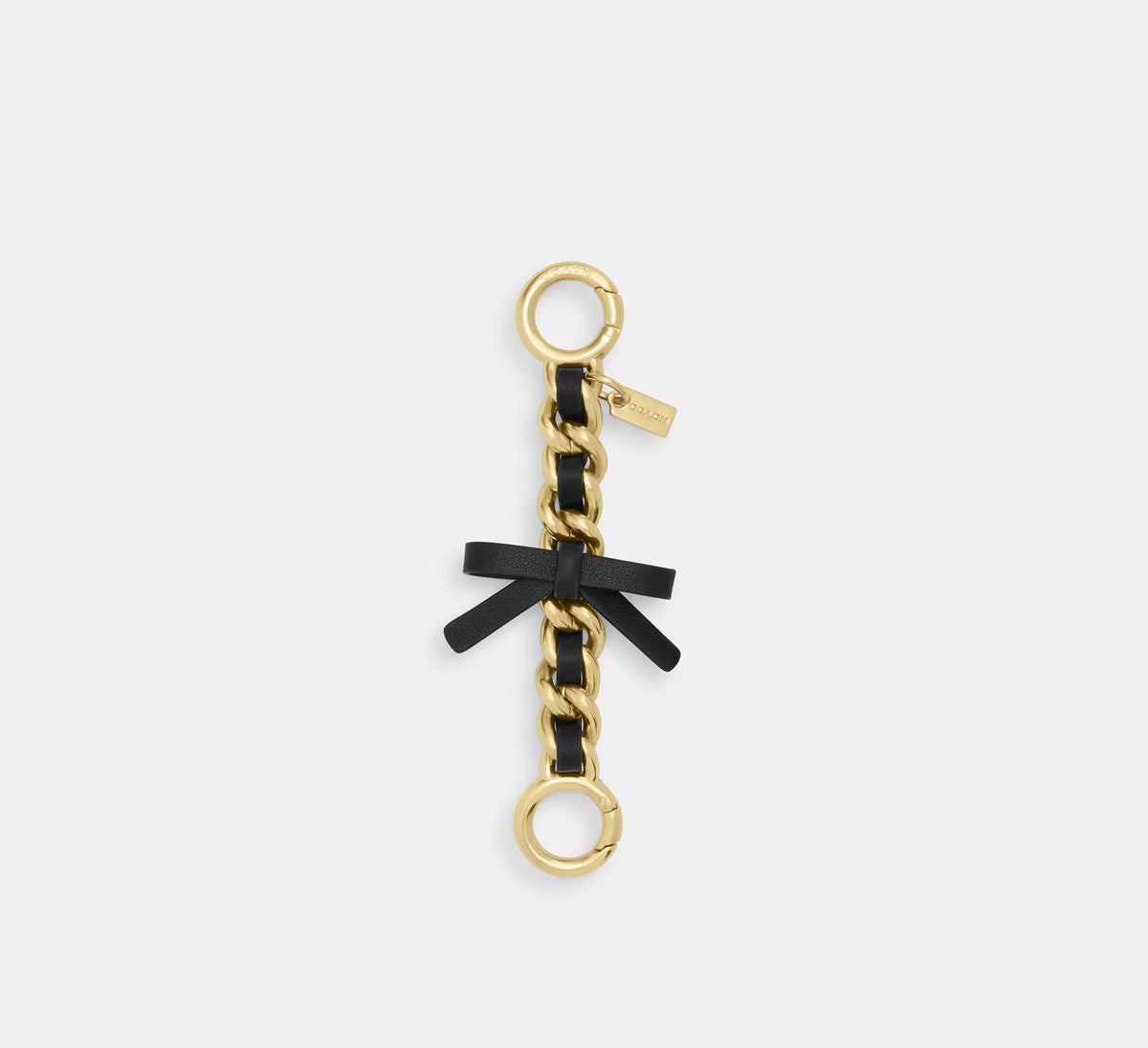 Coach Bow Strap Extender  -  Gold/Gold Black