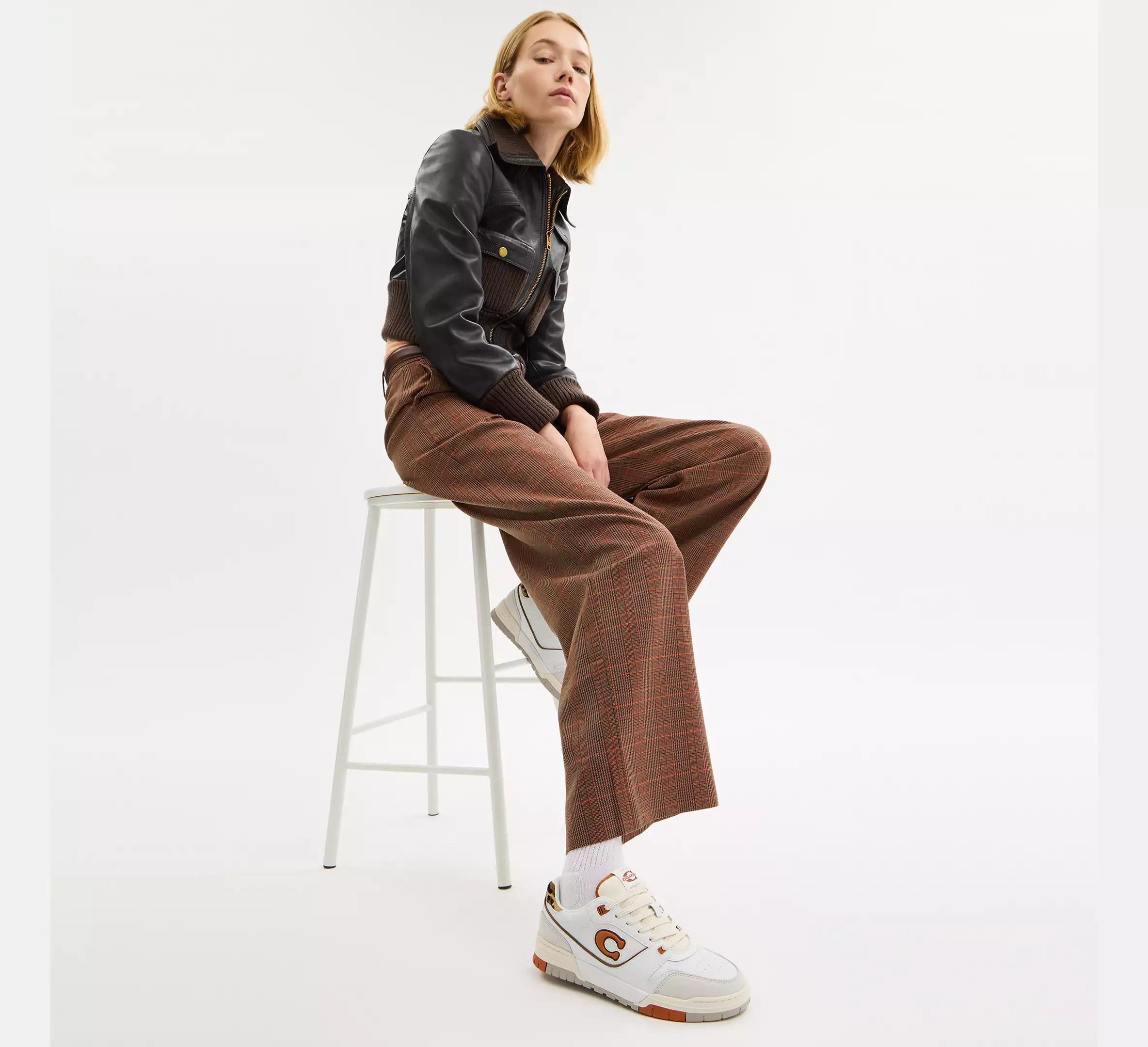 Coach Women's Soho Sneaker -  Toffee/Leopard