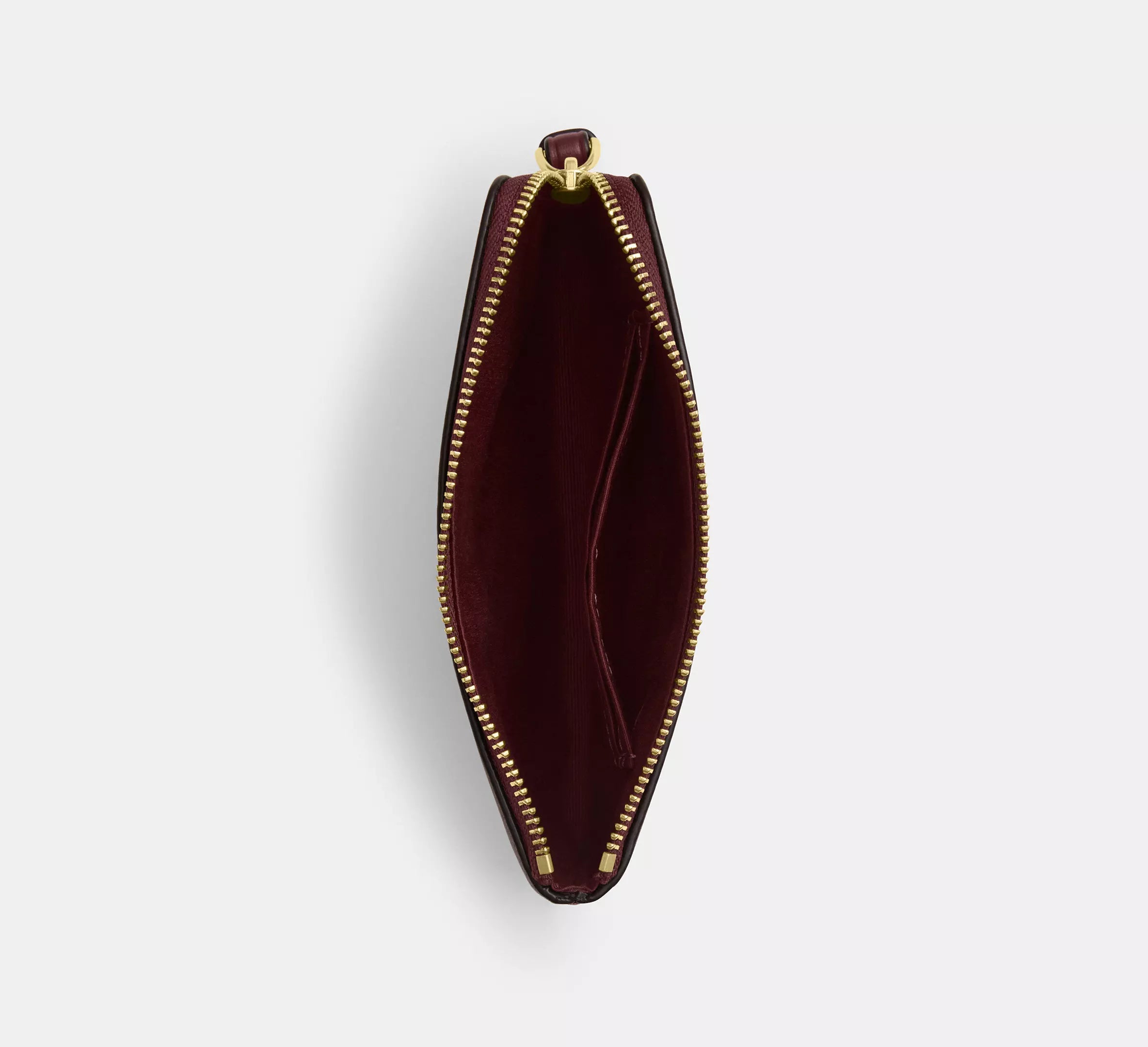 Coach Corner Zip Wristlet - Gold