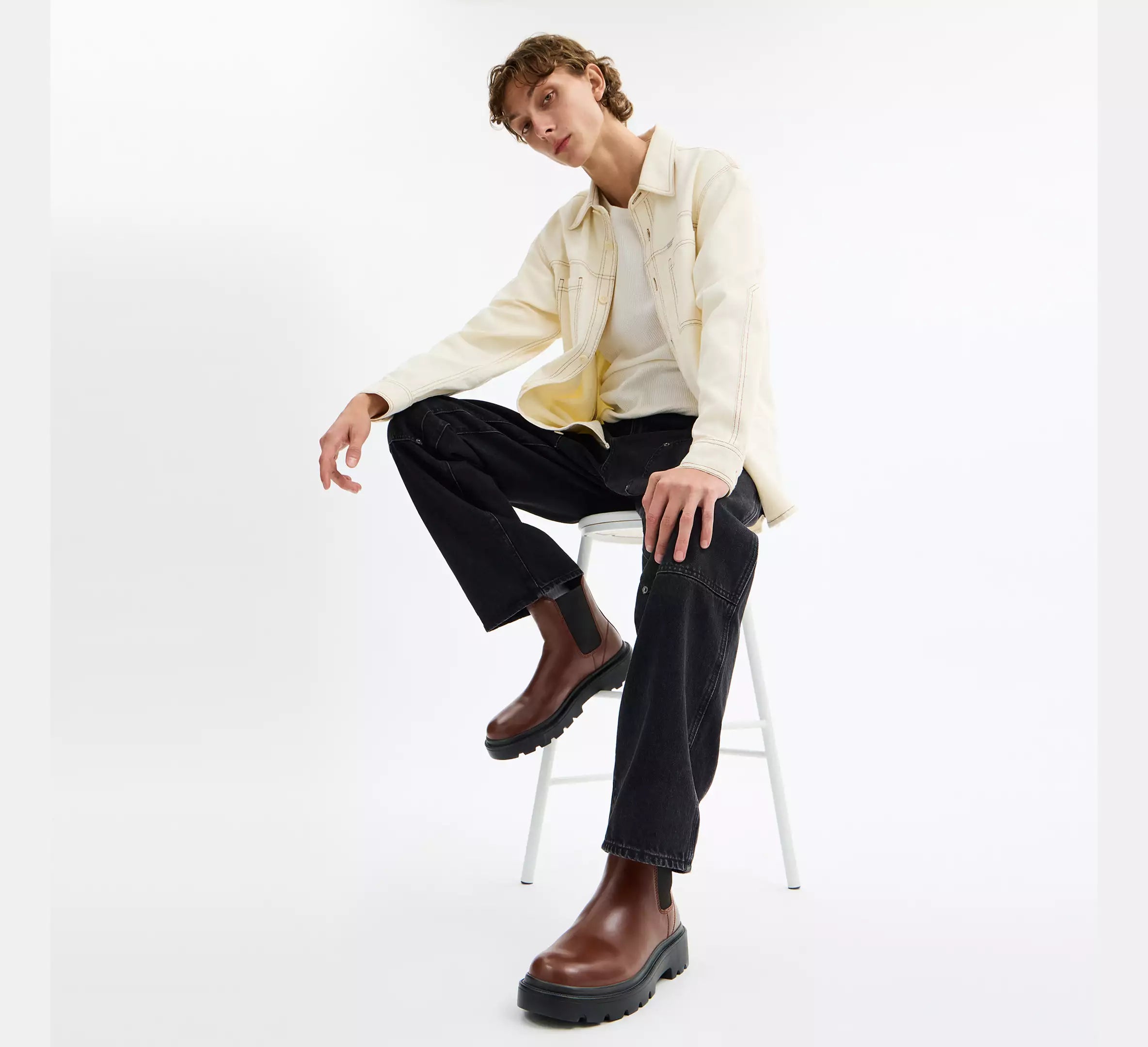 Coach Men's Chelsea Boot -  Vintage Brown/Black