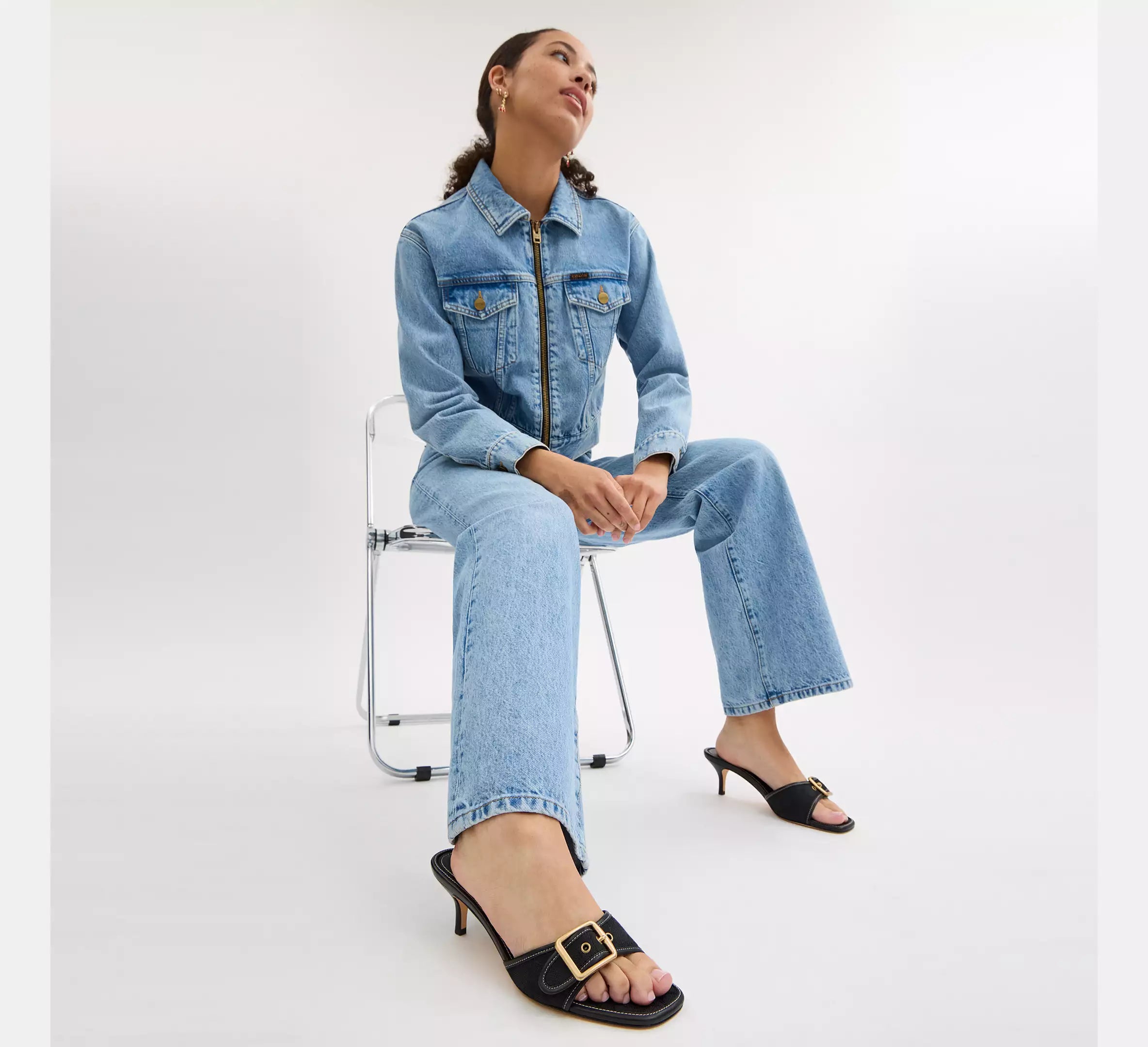 Coach Margot Sandal In Signature Jacquard  -  jacquard/Black