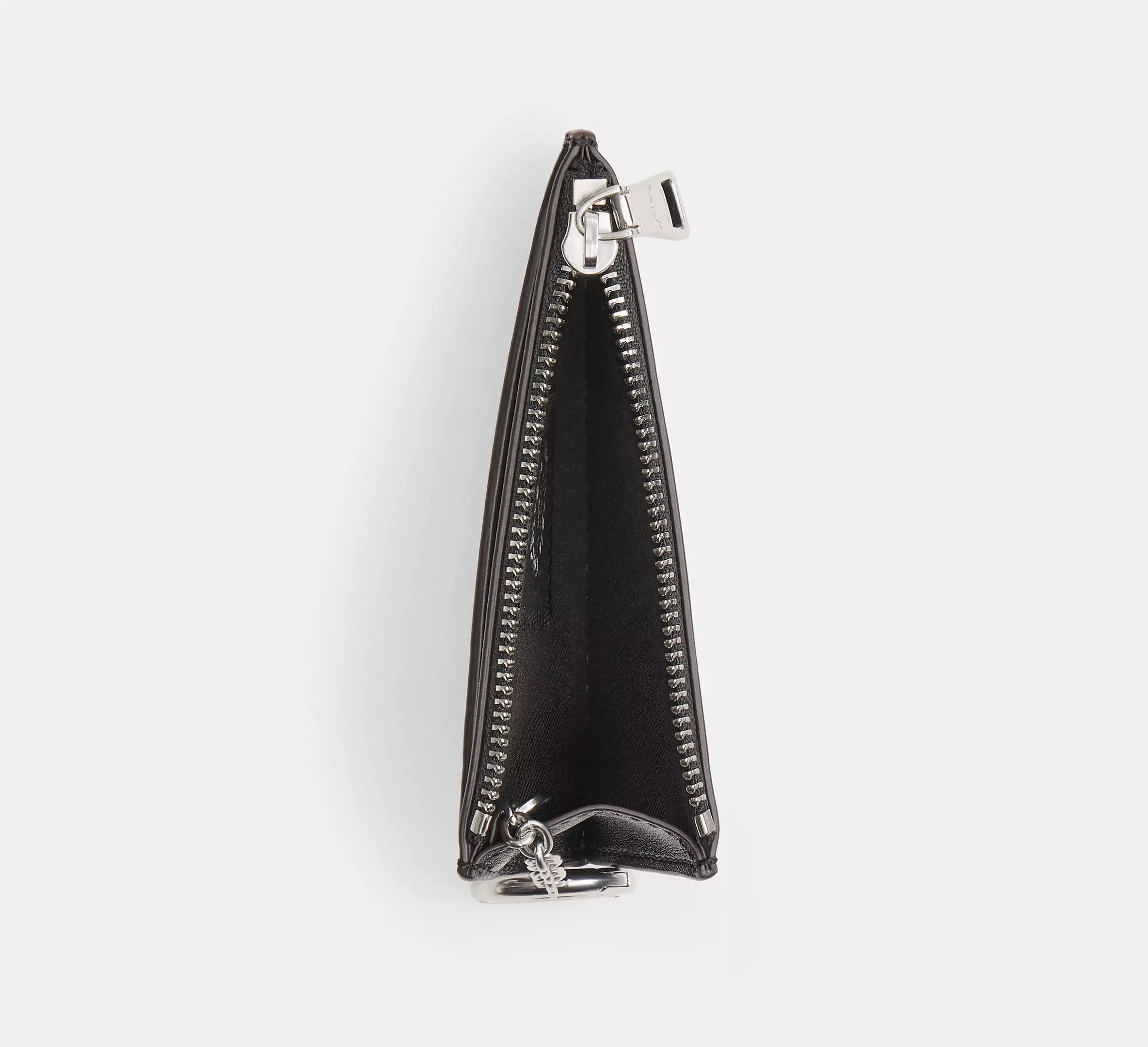 Caoch Alter/Ego Zip Card Case With Key Ring  -  Black