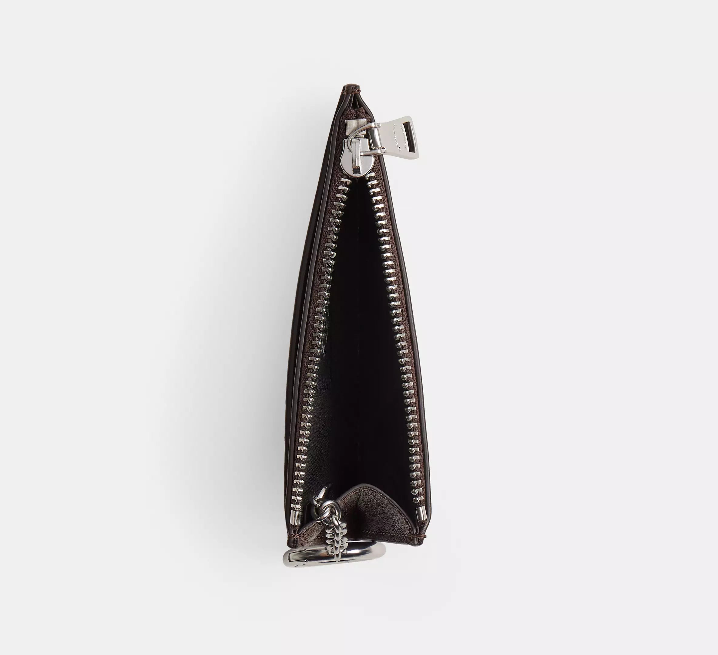 Caoch Alter/Ego Zip Card Case With Key Ring  -  Maple