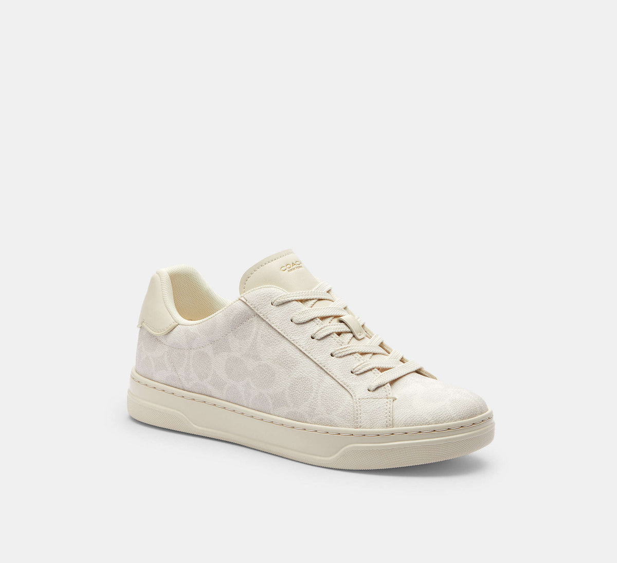 Coach High Line Sneaker In Signature-Signature /Off White