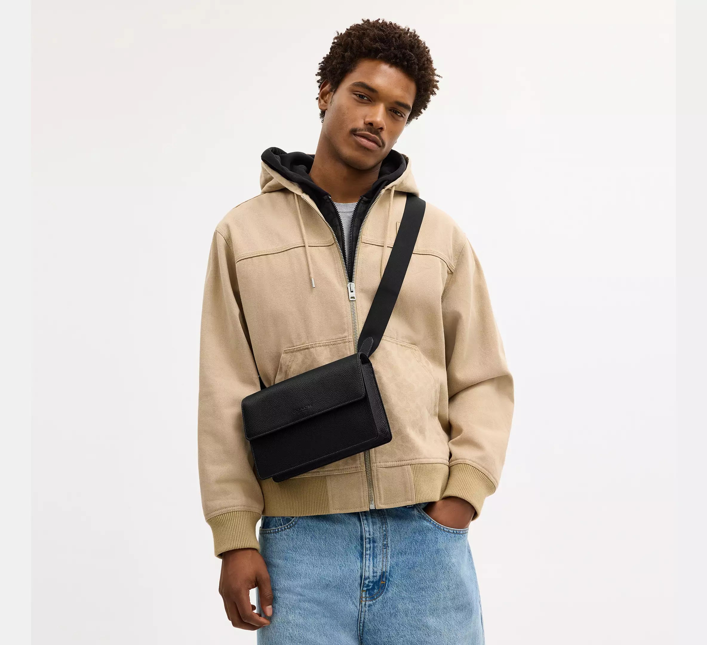 Coach Turner Flap Crossbody Bag  - Gunmetal/Black