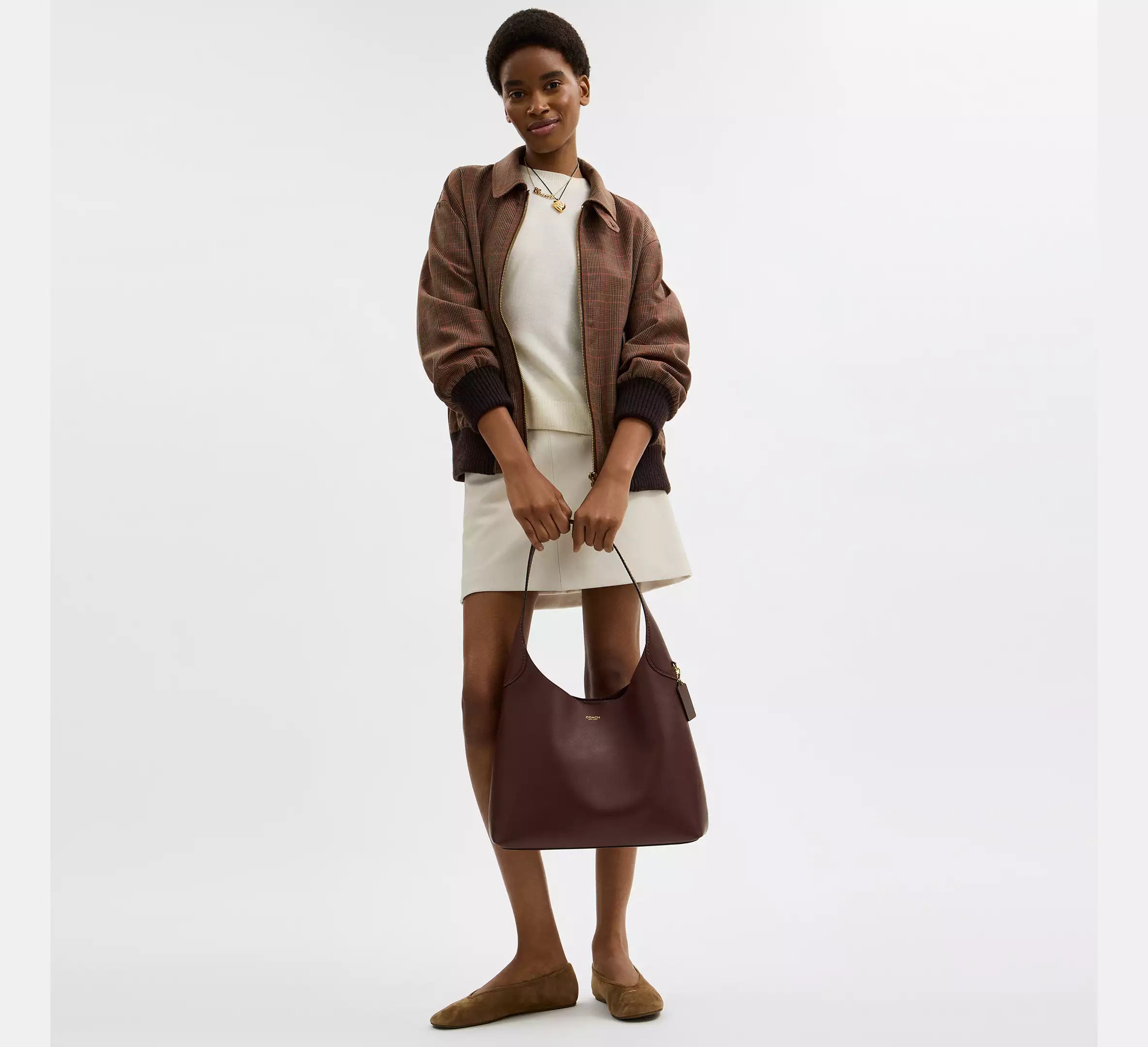 Coach Brooklyn Shoulder Bag 34 - Brass/Maple