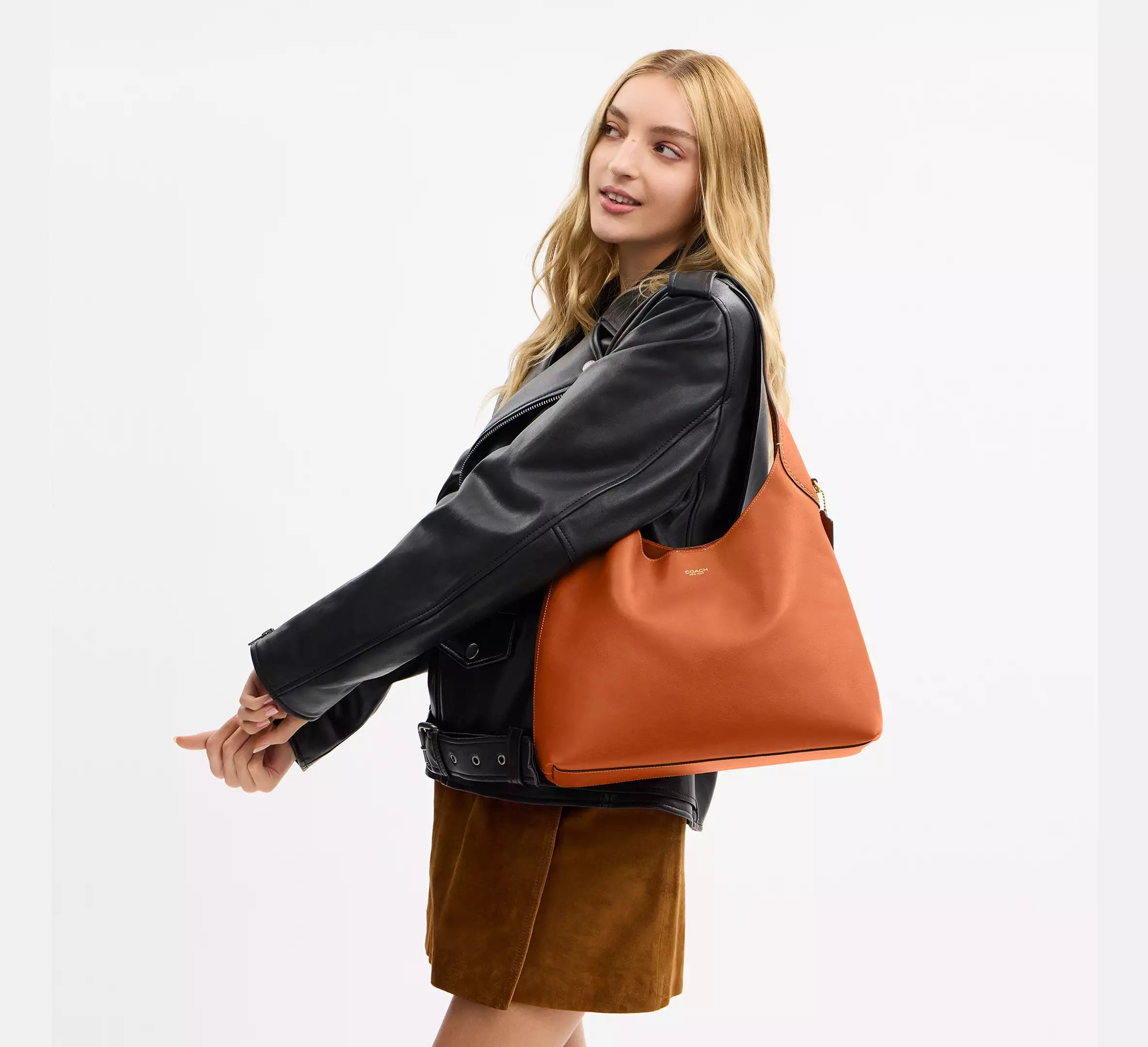 Coach Brooklyn Shoulder Bag 34 - Brass/Toffee